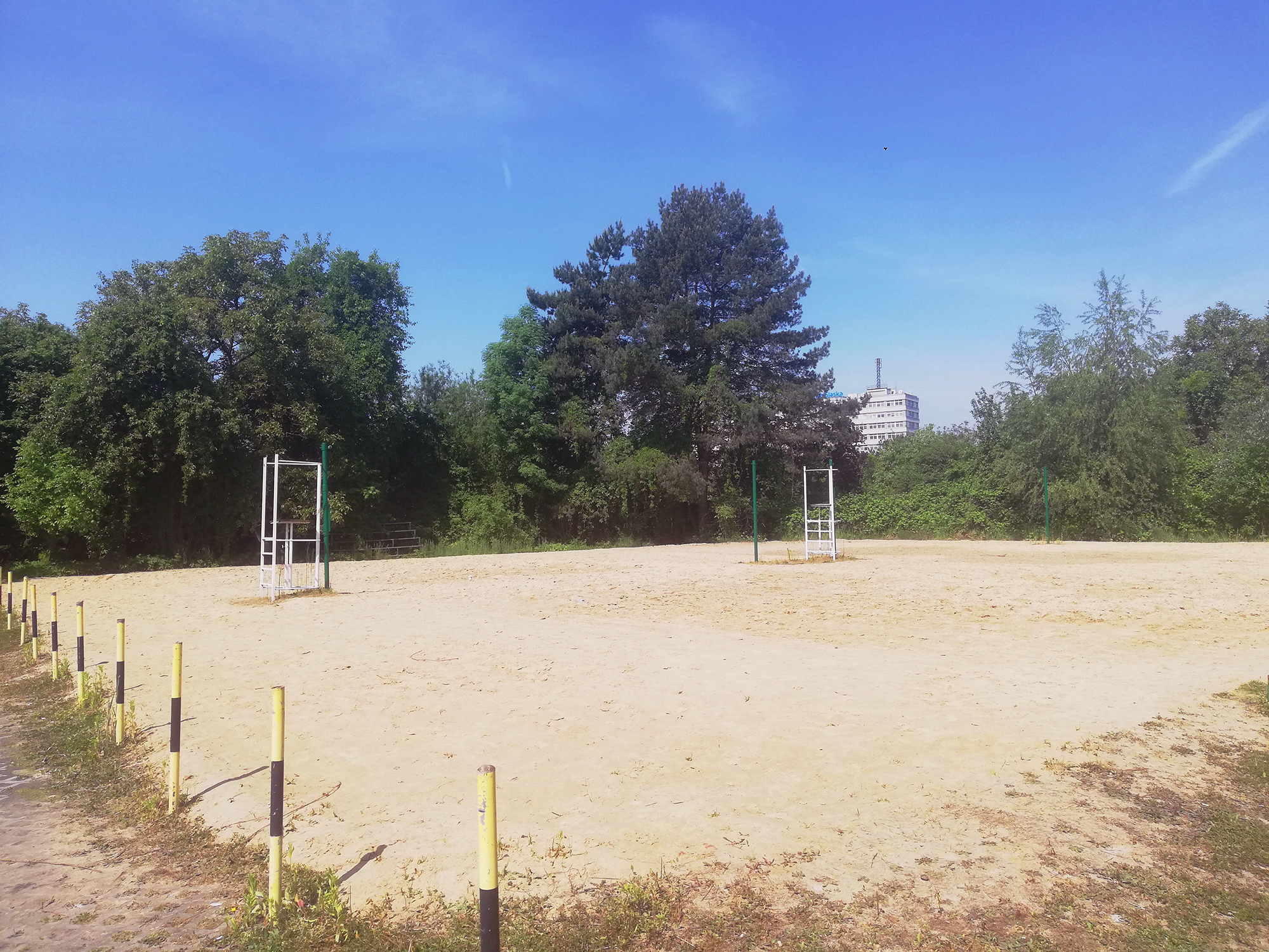 beach volleyball court