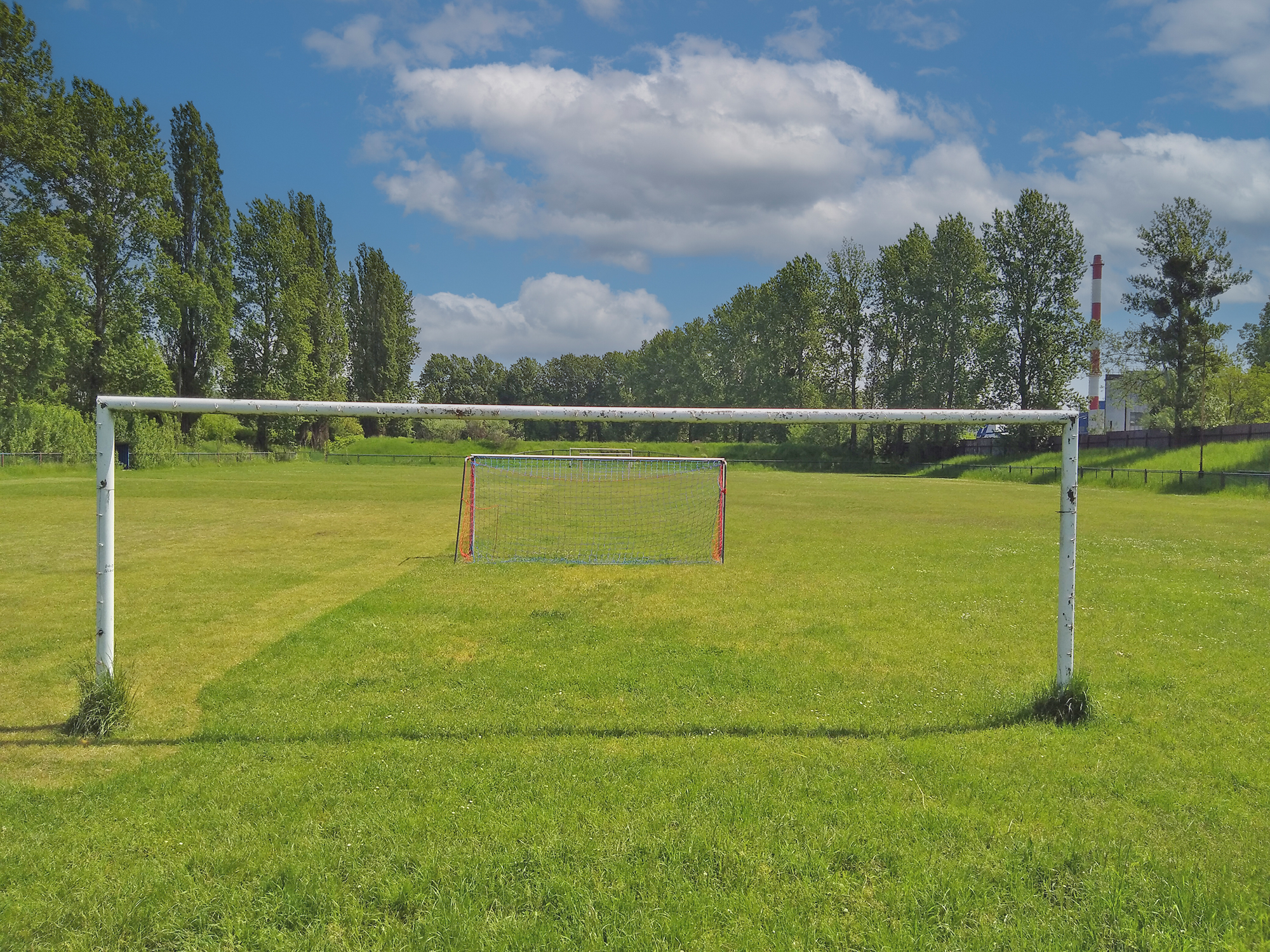 Un terrain de football