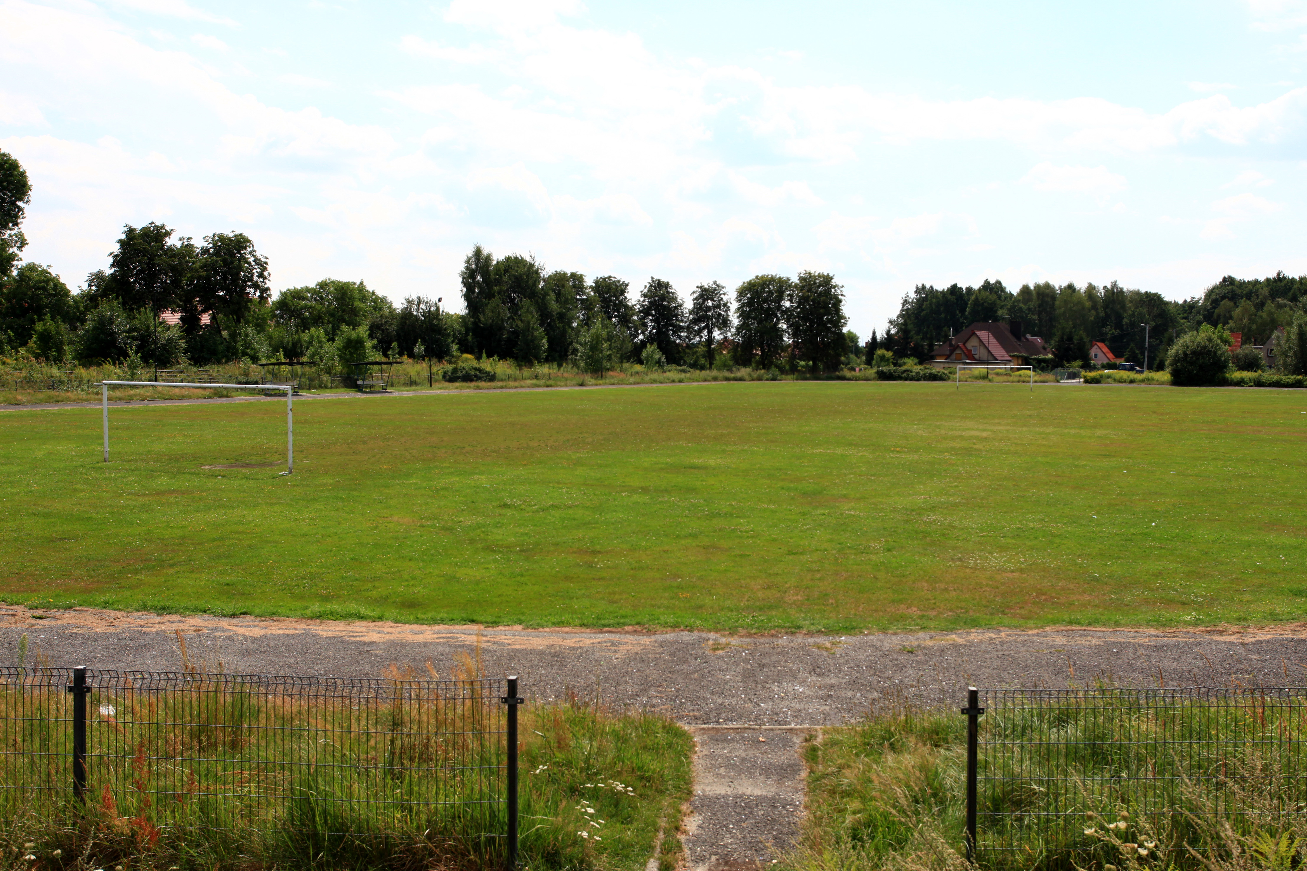 Le terrain de sport à Wilcze Gardło