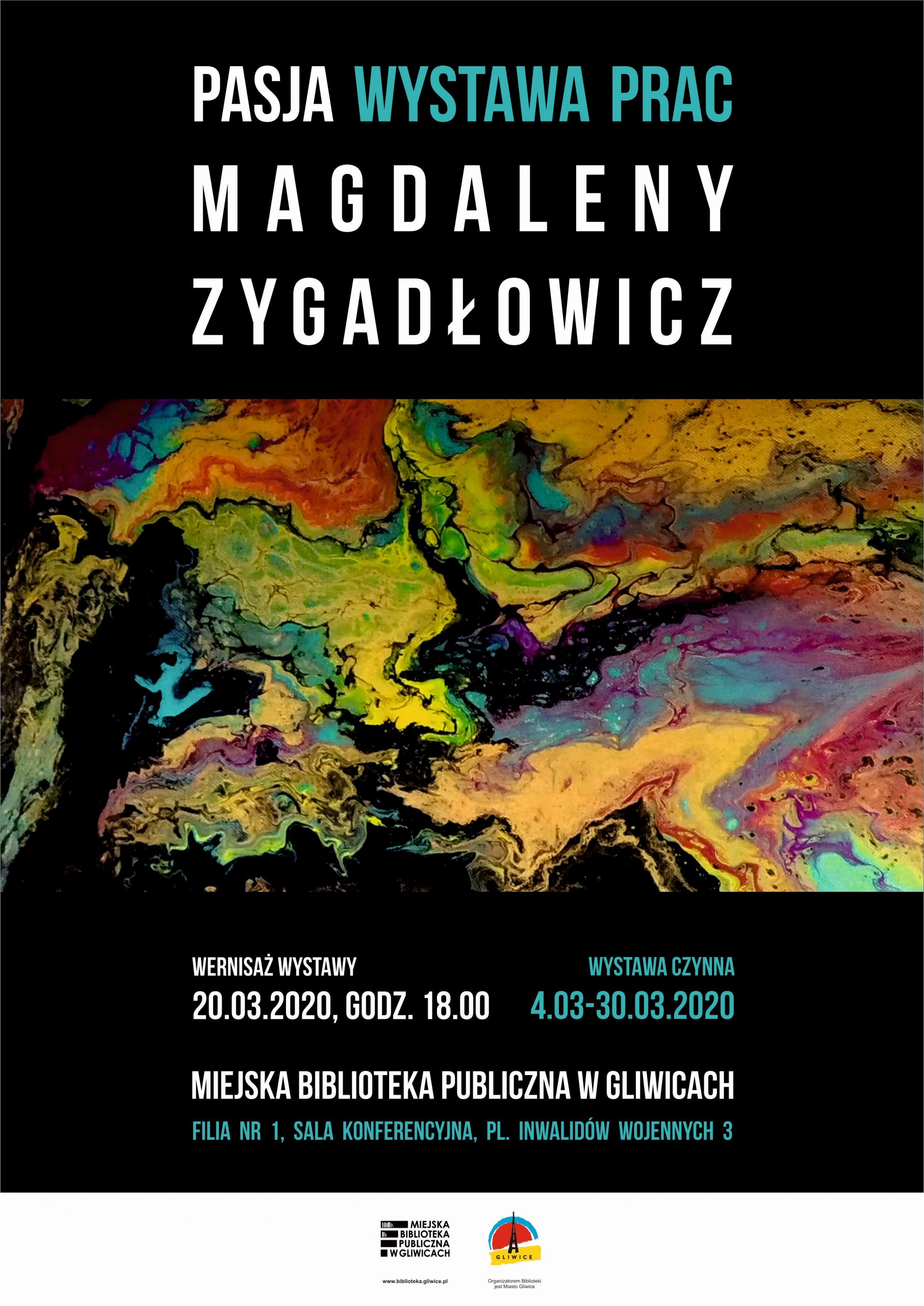 plakat informacyjny (informacje w tekście)