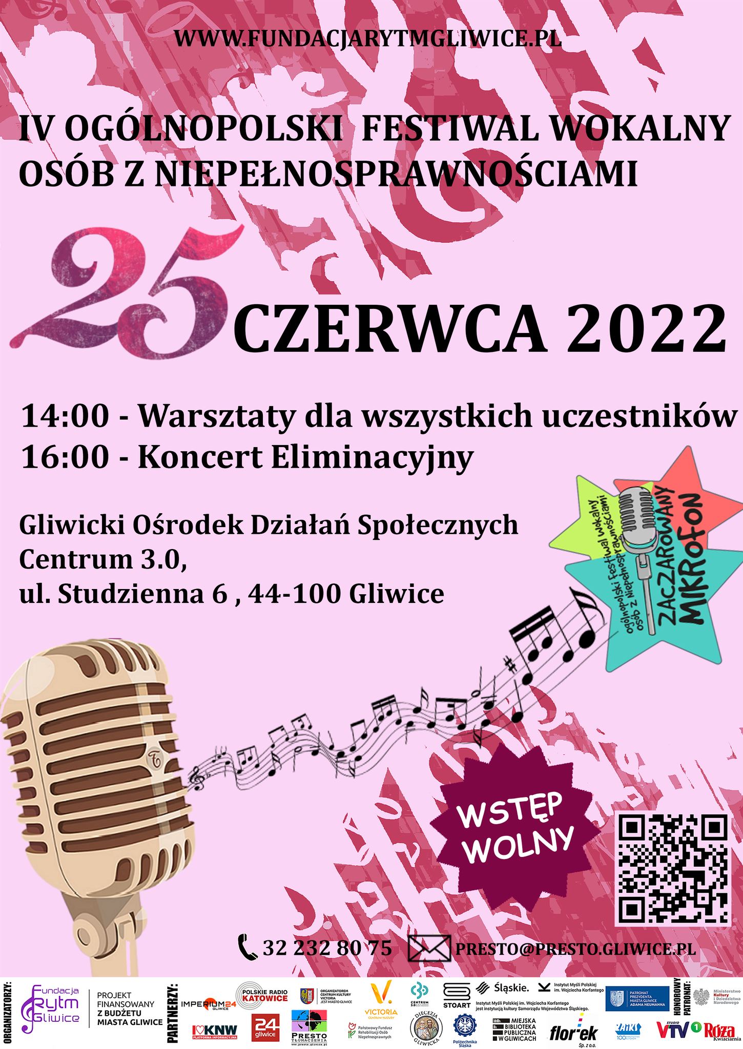 Plakat przedstawia najważniejsze informacje o wydarzeniu