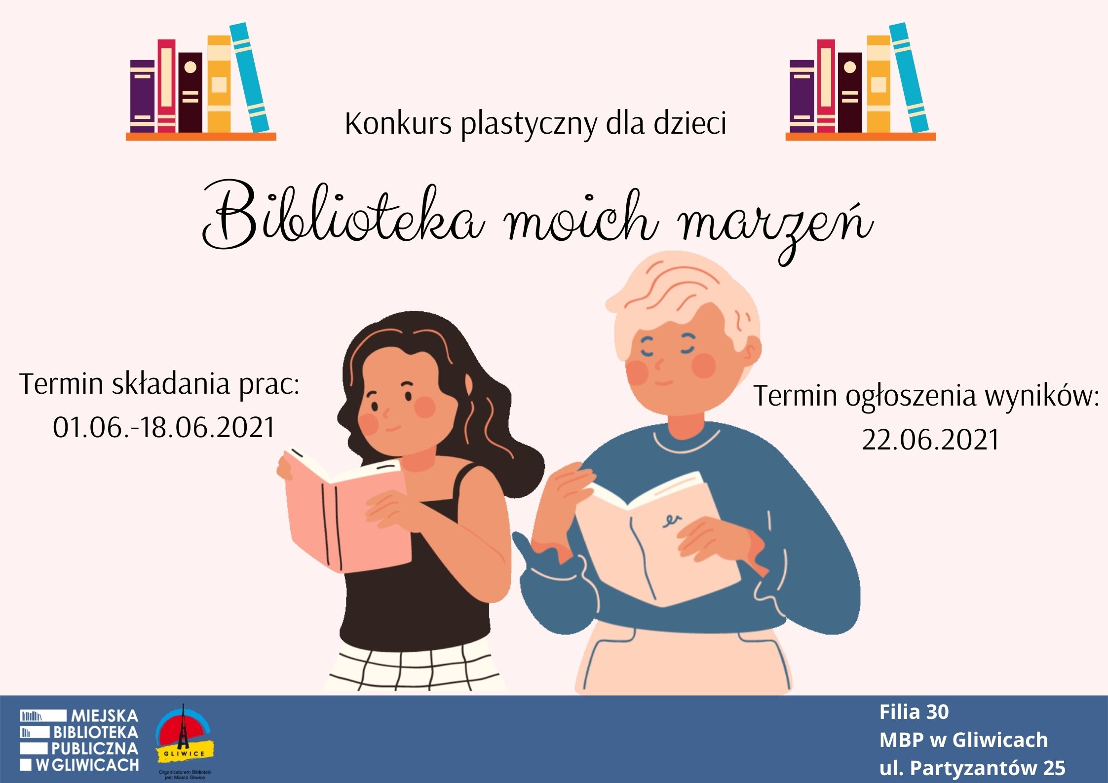 BIBLIOTEKA MOICH MARZEŃ – konkurs plastyczny
