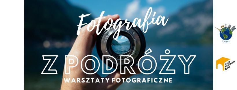 Baner reklamujący warsztaty fotograficzne