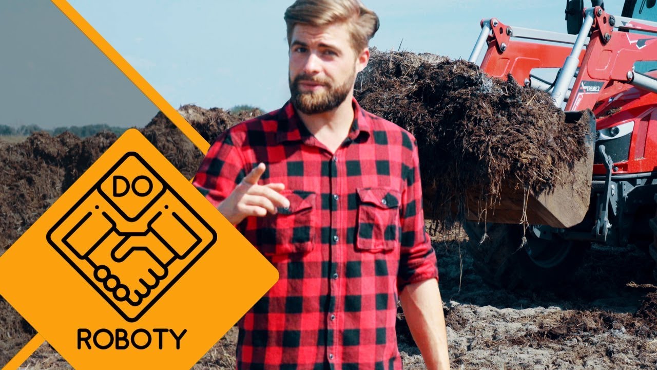 Na zdjęciu Wojtek Kaczmarczyk oraz logo kanału youtube "Do roboty"