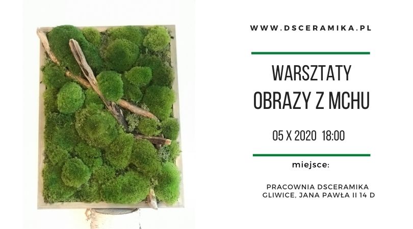 obraz z mchu