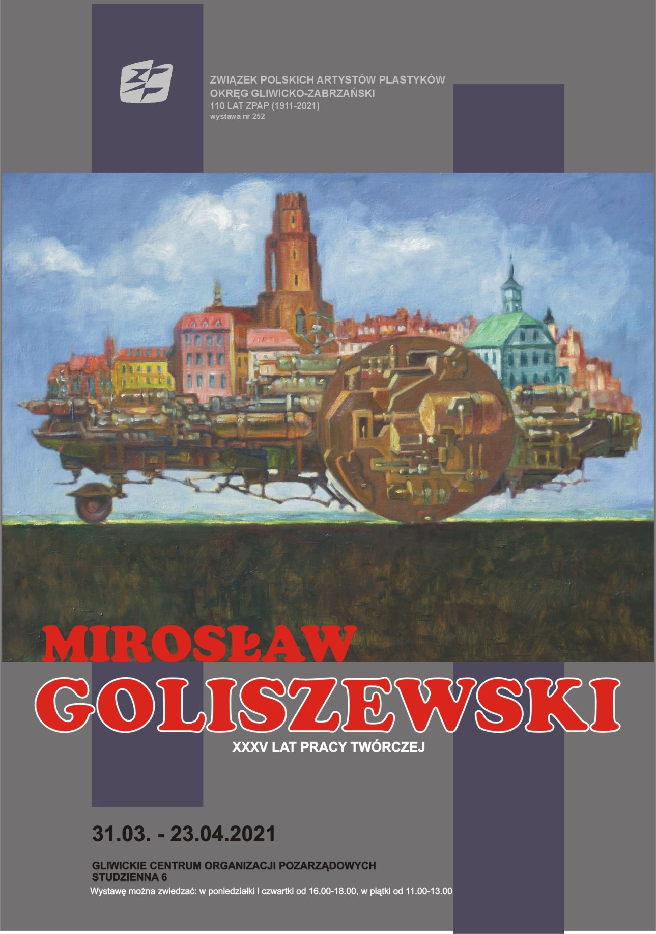 plakat promujący wystawę