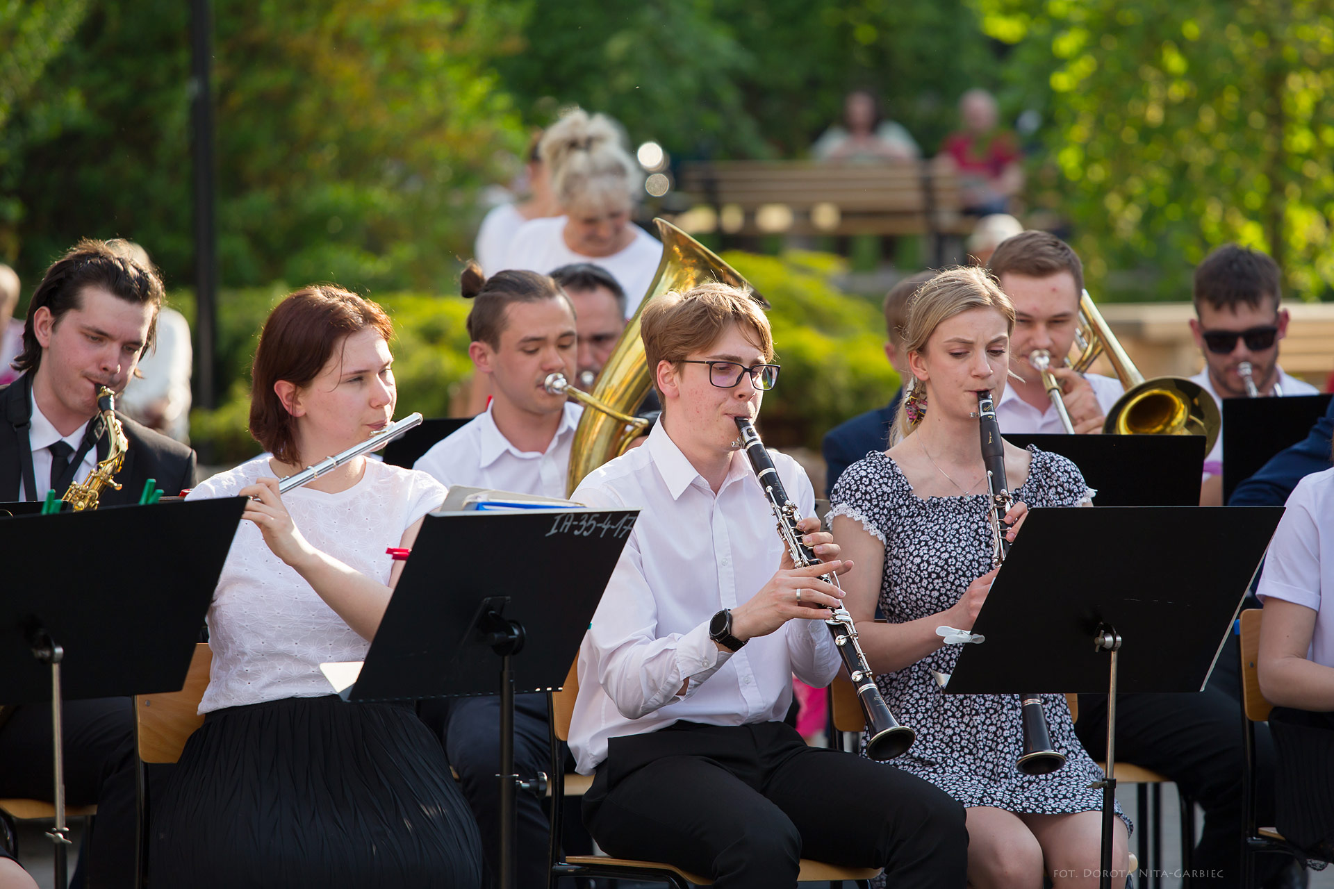 Koncert uczniów PSM w Parku Mickiewicza