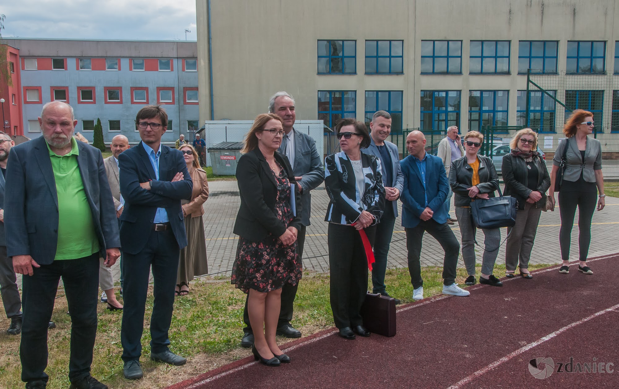 Otwarcie boiska do siatkówki plażowej w Zespole Szkół Łączności w Gliwicach