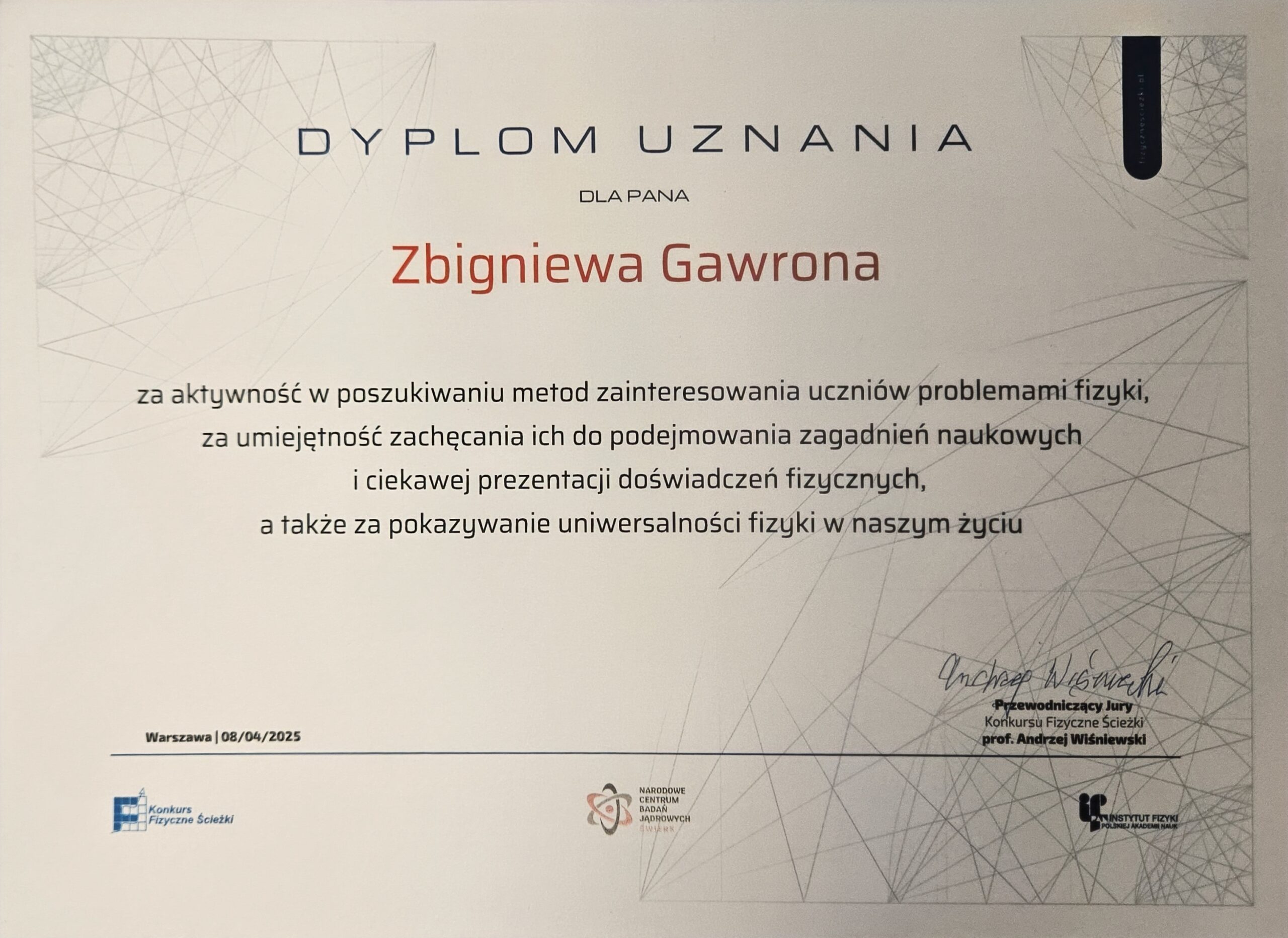 Dyplom Uznania