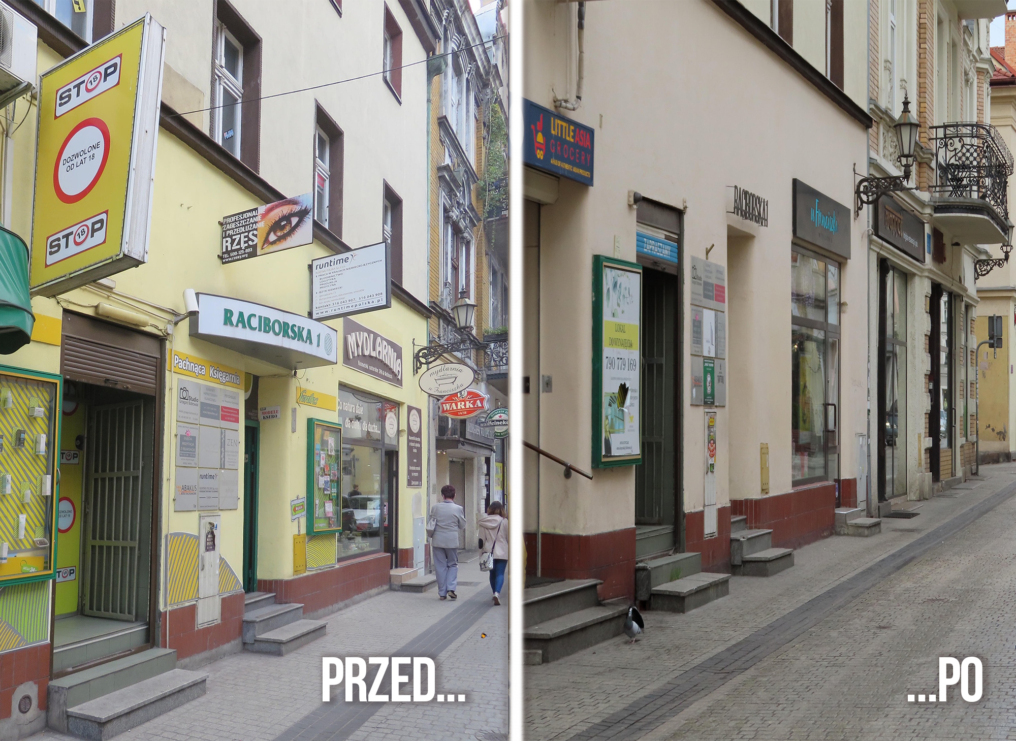 Zauważalne znikanie dzikich reklam z pejzażu Gliwic to wymierny efekt codziennej pracy służb, które systematycznie porządkują miejską przestrzeń