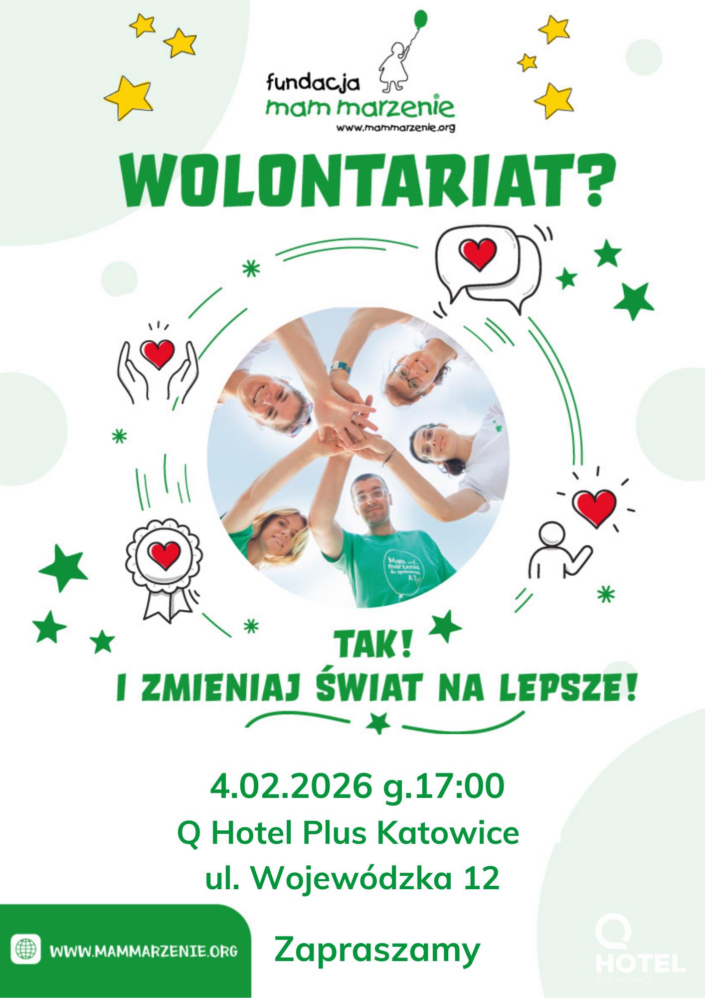 Plakat promująca nabór