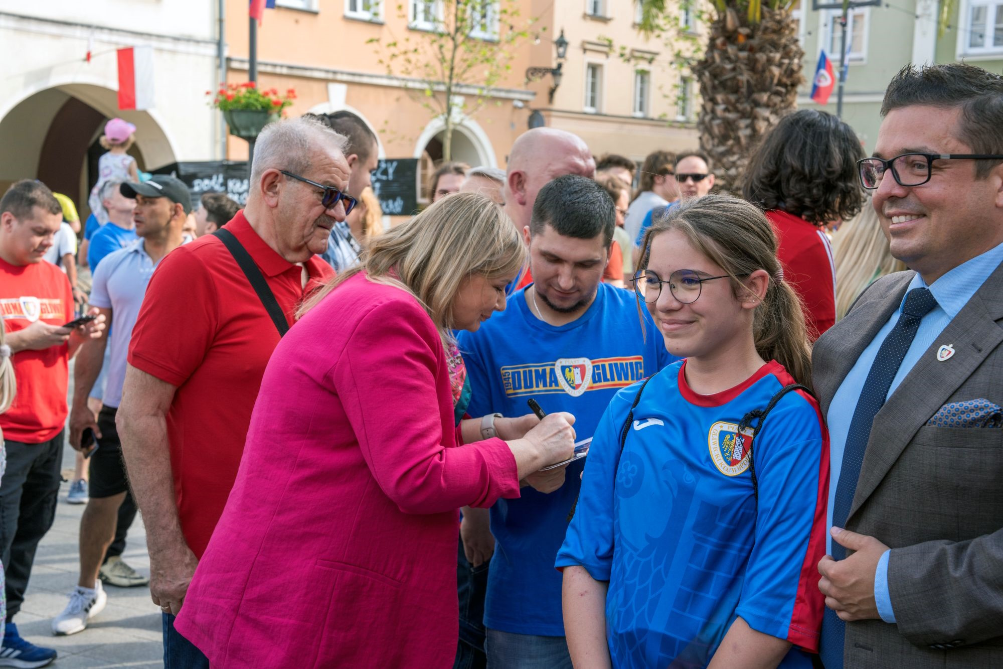 Fot. G.Ożga/UM Gliwice prezydent Gliwic i mieszkańcy Gliwic