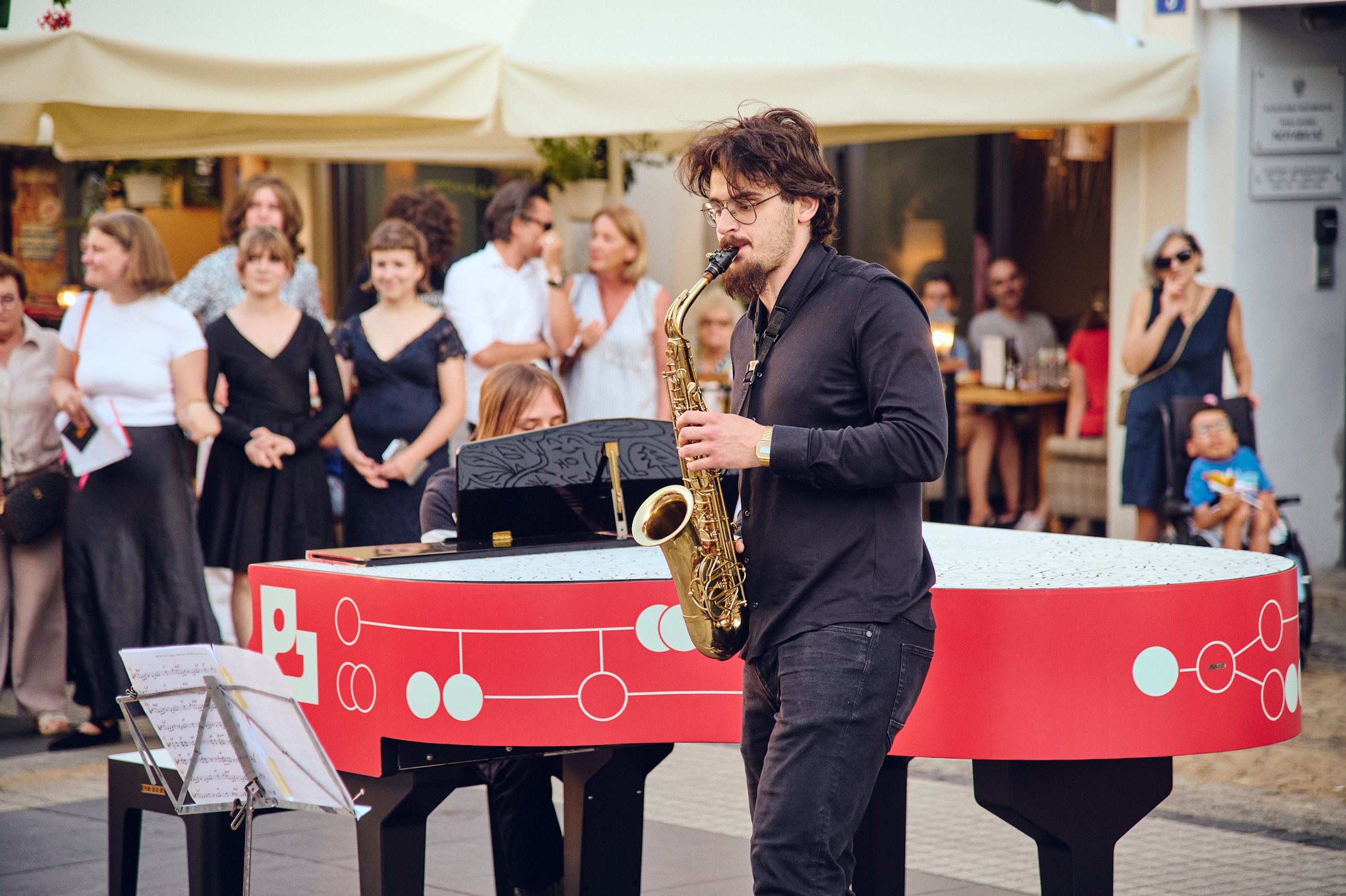 Fot. M. Buksa/UM Gliwice Koncert uczniów gliwickiej Państwowej Szkoły Muzycznej na Rynku