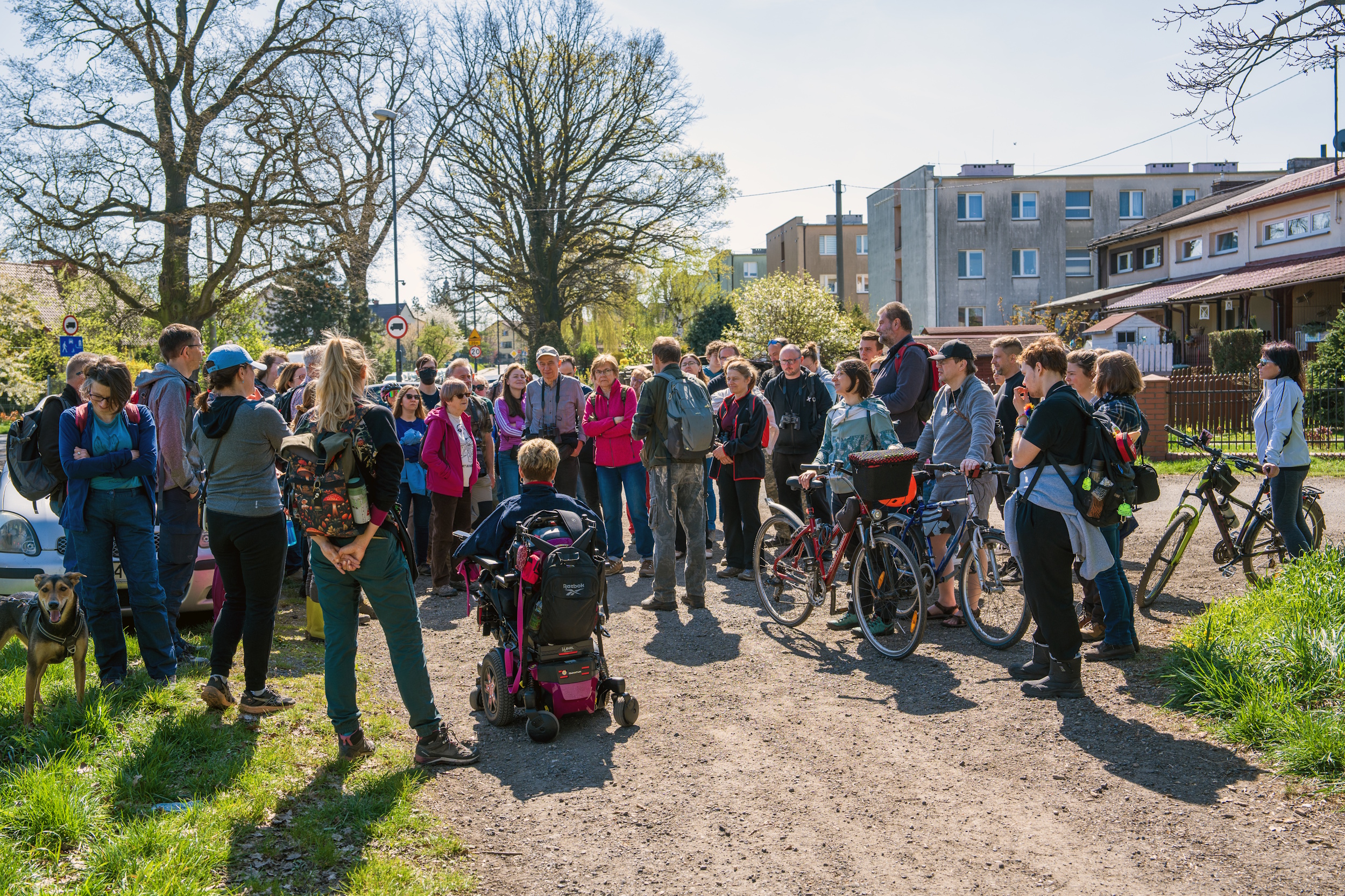 Zbiórka uczestników spaceru