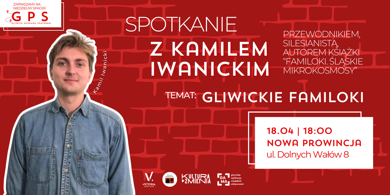 Fot. materiały CKV Baner informujący o spotkaniu - napisy i zdjęcie Kamila Iwanickiego