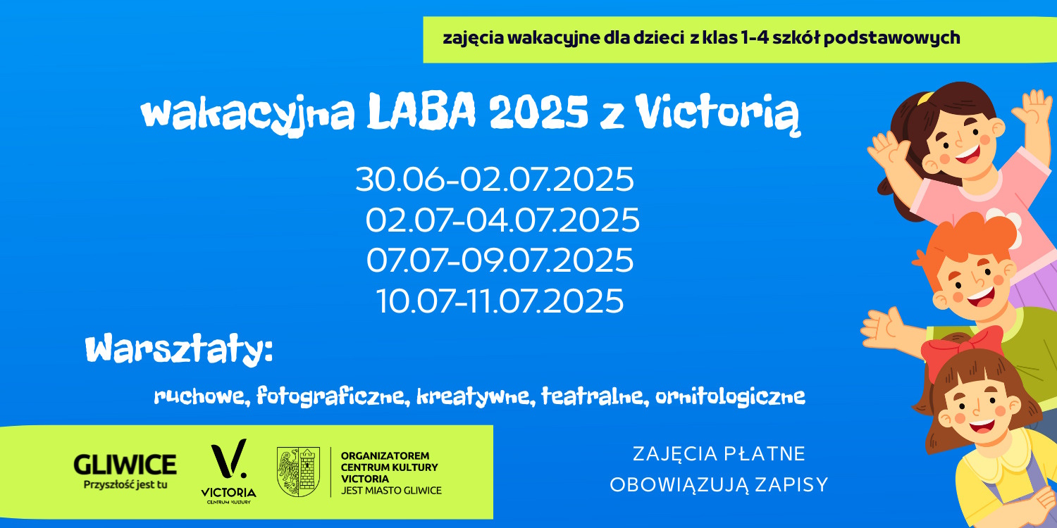 Plakat Wakacyjnej LABY z Victorią