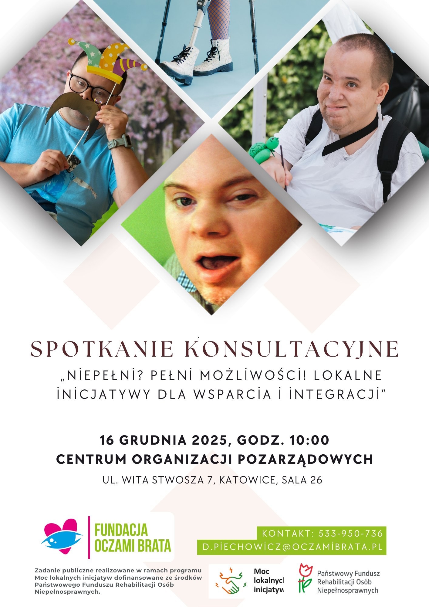 Plakat informujący o wydarzeniu. Informacje w tekście.