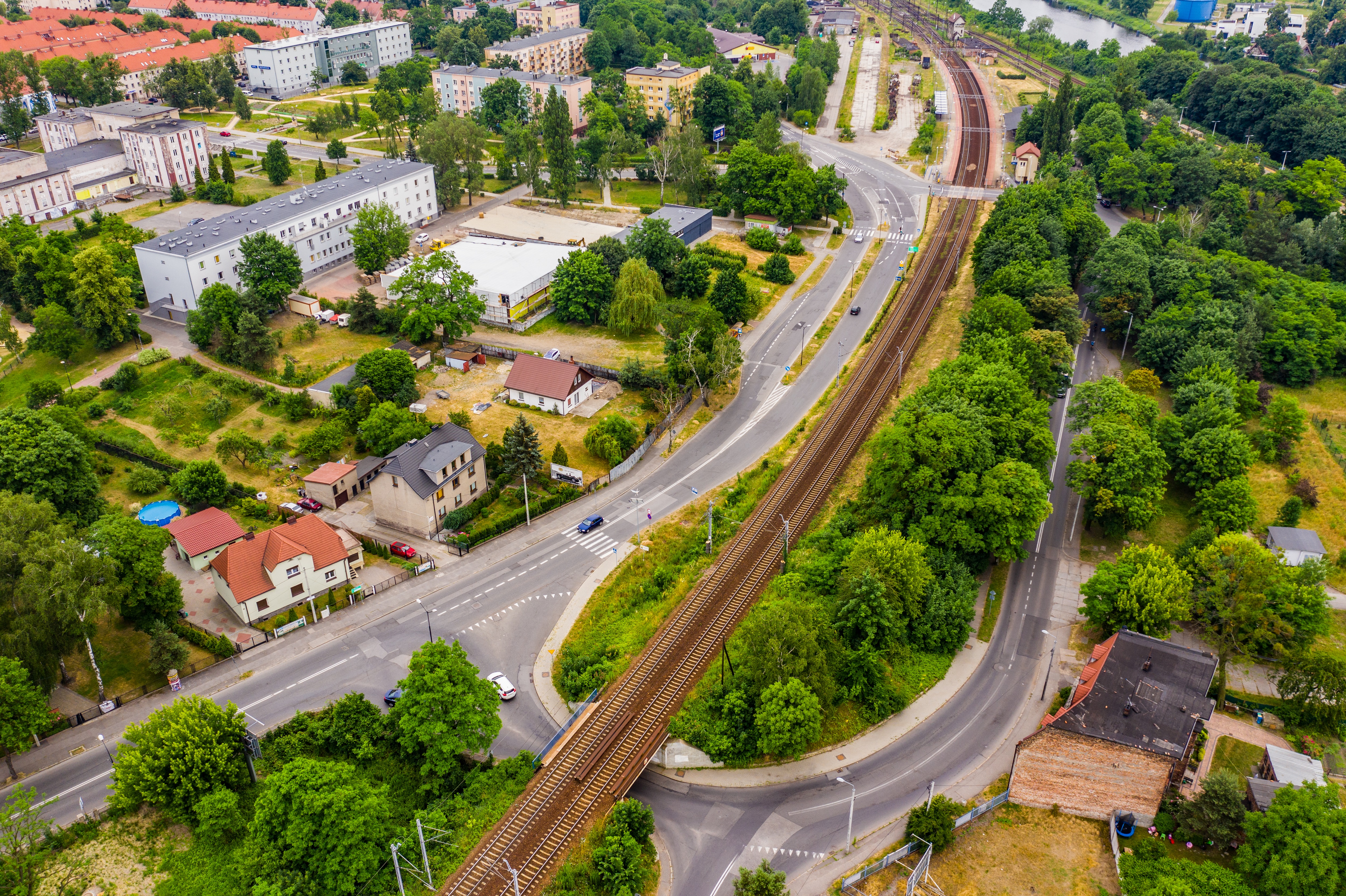 Rejon stacji Gliwice Łabędy