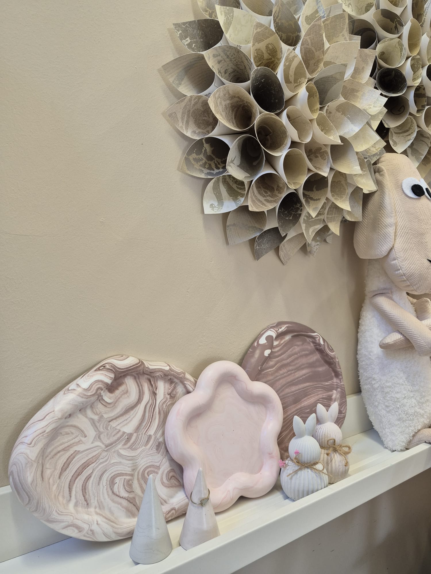 pastelowe wyroby ceramiczne