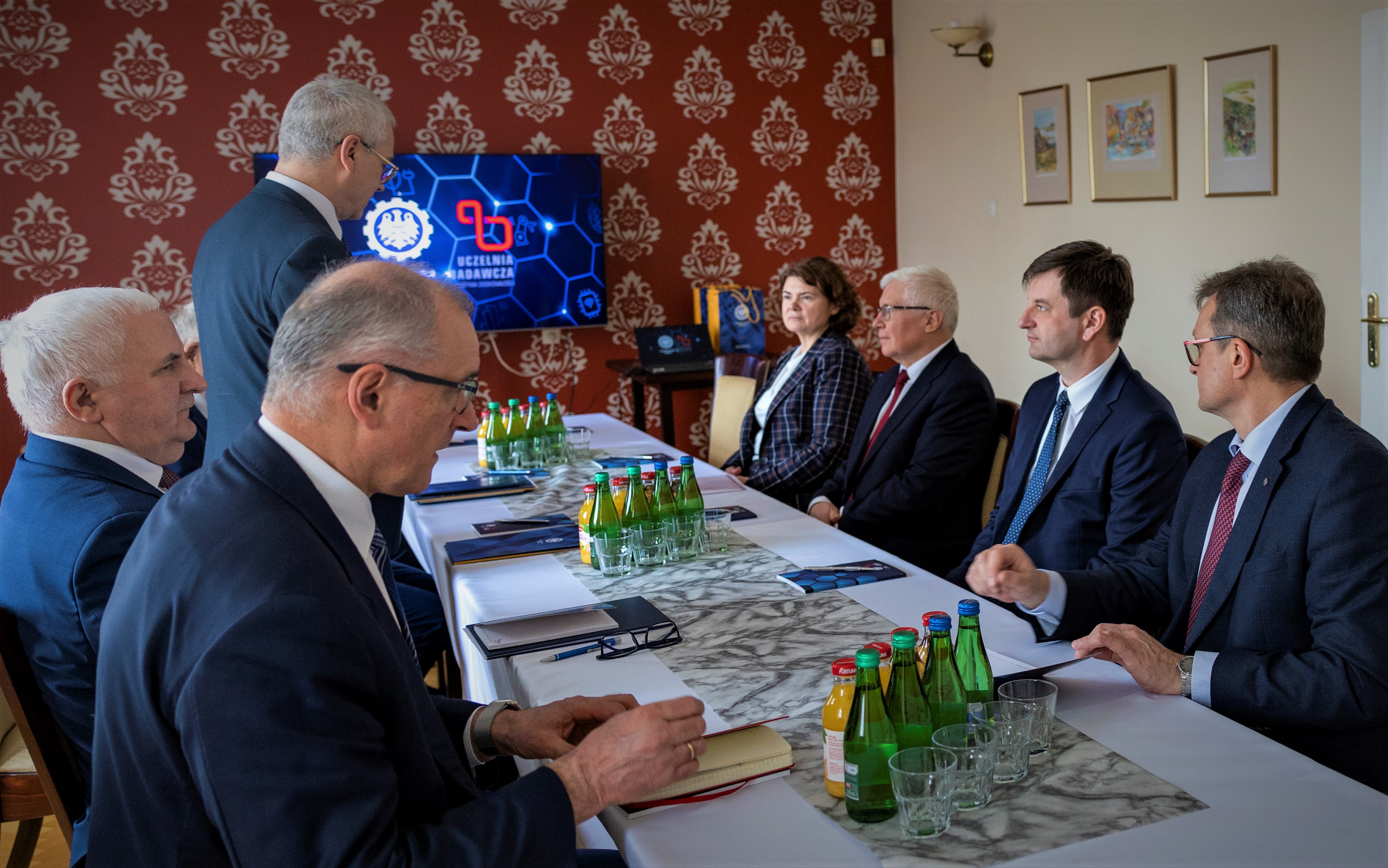 Spotkanie władz Gliwic z władzami Politechniki Śląskiej w Gliwicach