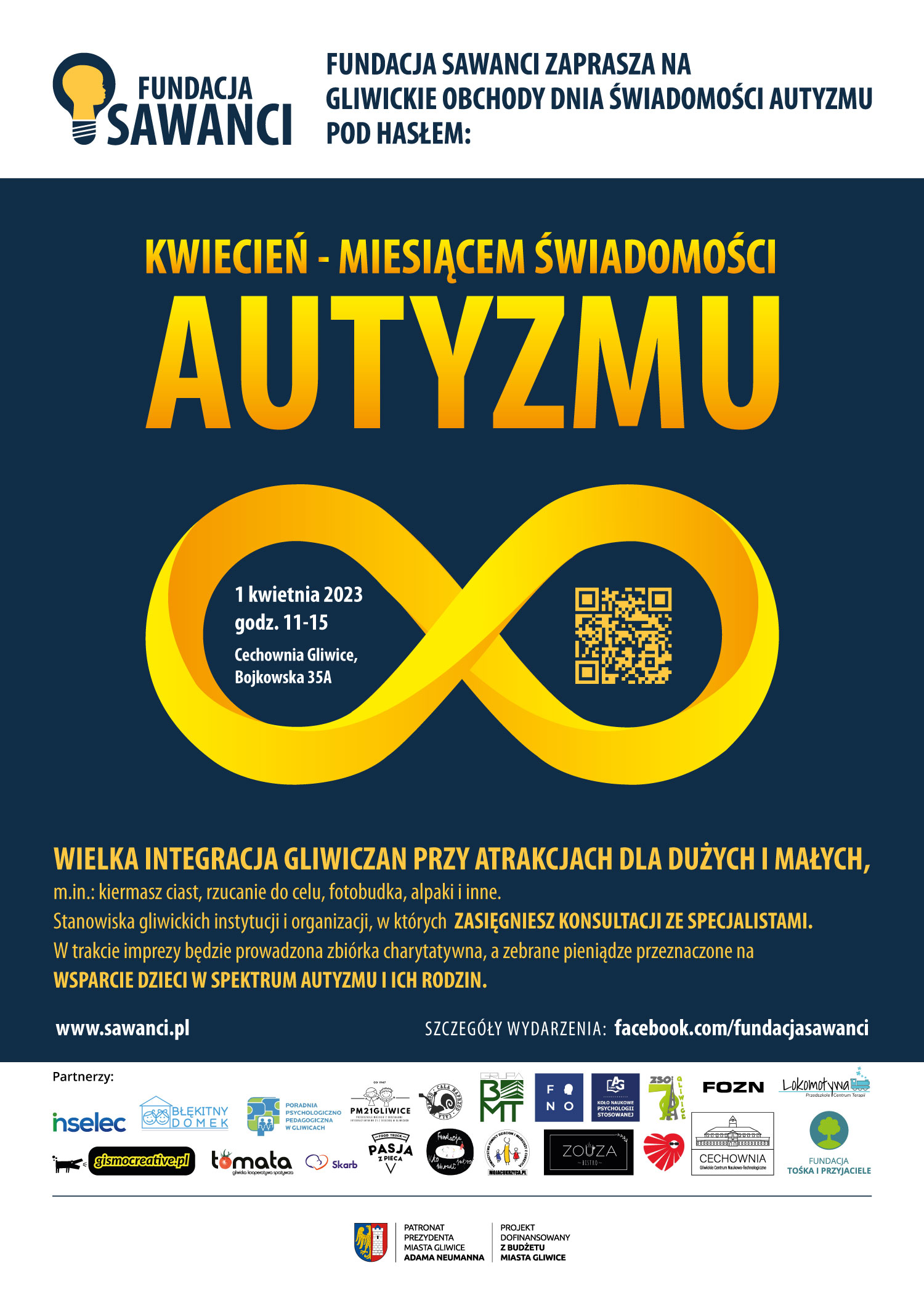 Plakat promujący festyn