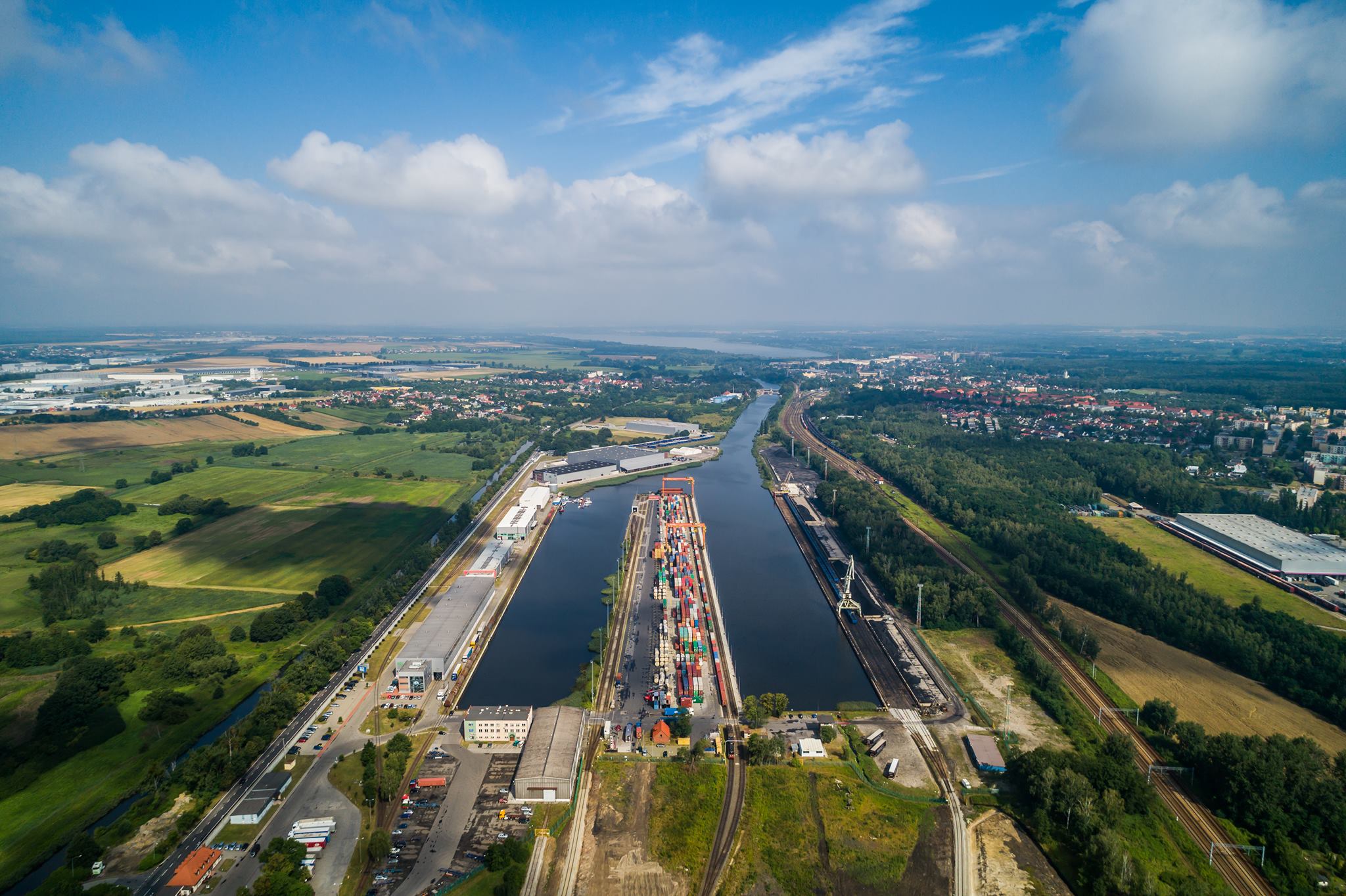 panorama na gliwicki port