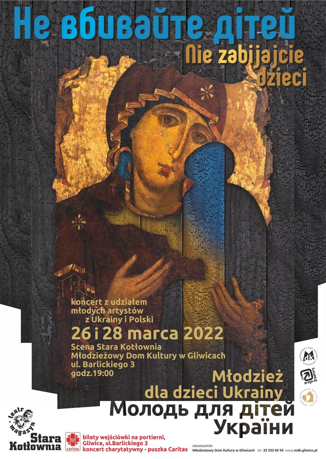 plakat z ikoną Matki Boskiej