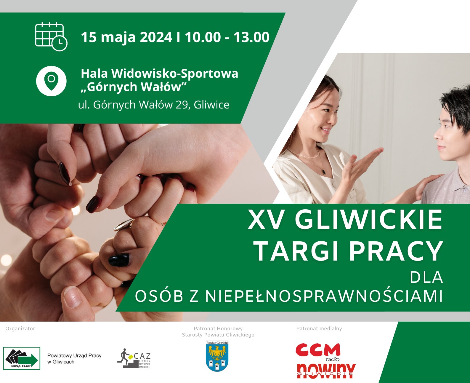 XV Gliwickie Targi Pracy dla Osób z Niepełnosprawnościami