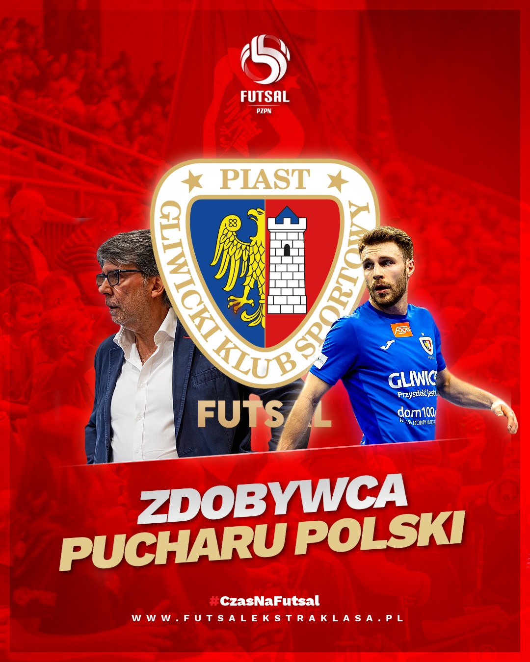 futsalowy Piast z Pucharem Polski