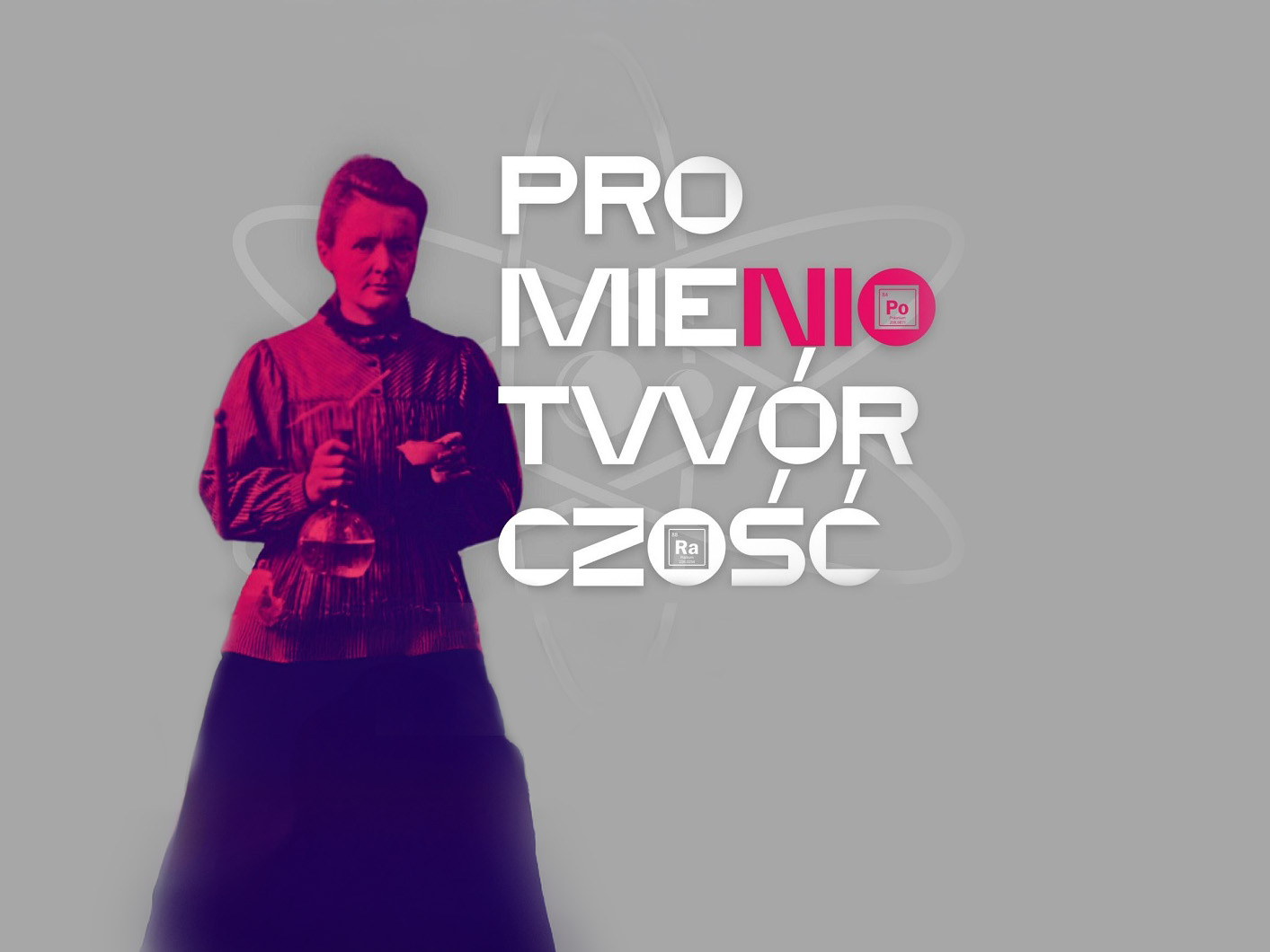 baner konferencji o promieniotwórczości