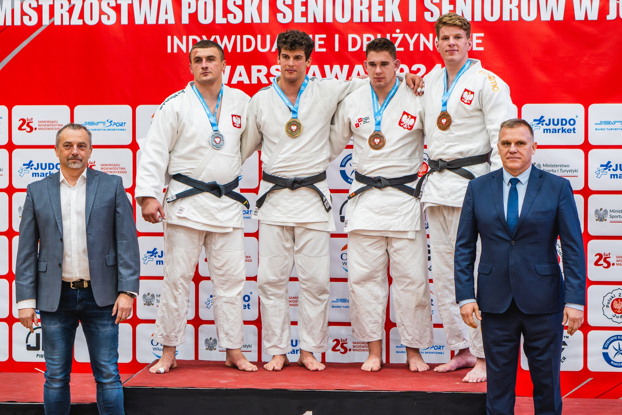 Kacper Szczurowski na podium mistrzostw Polski