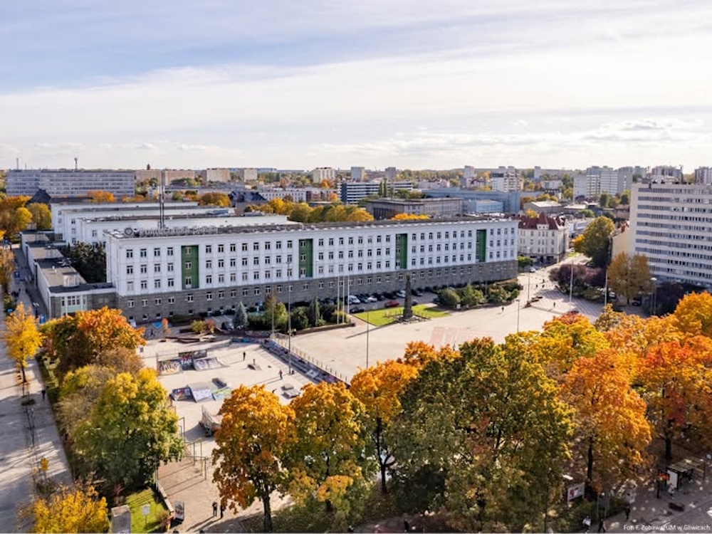 Plac Krakowski, ujęcie z lotu ptaka
