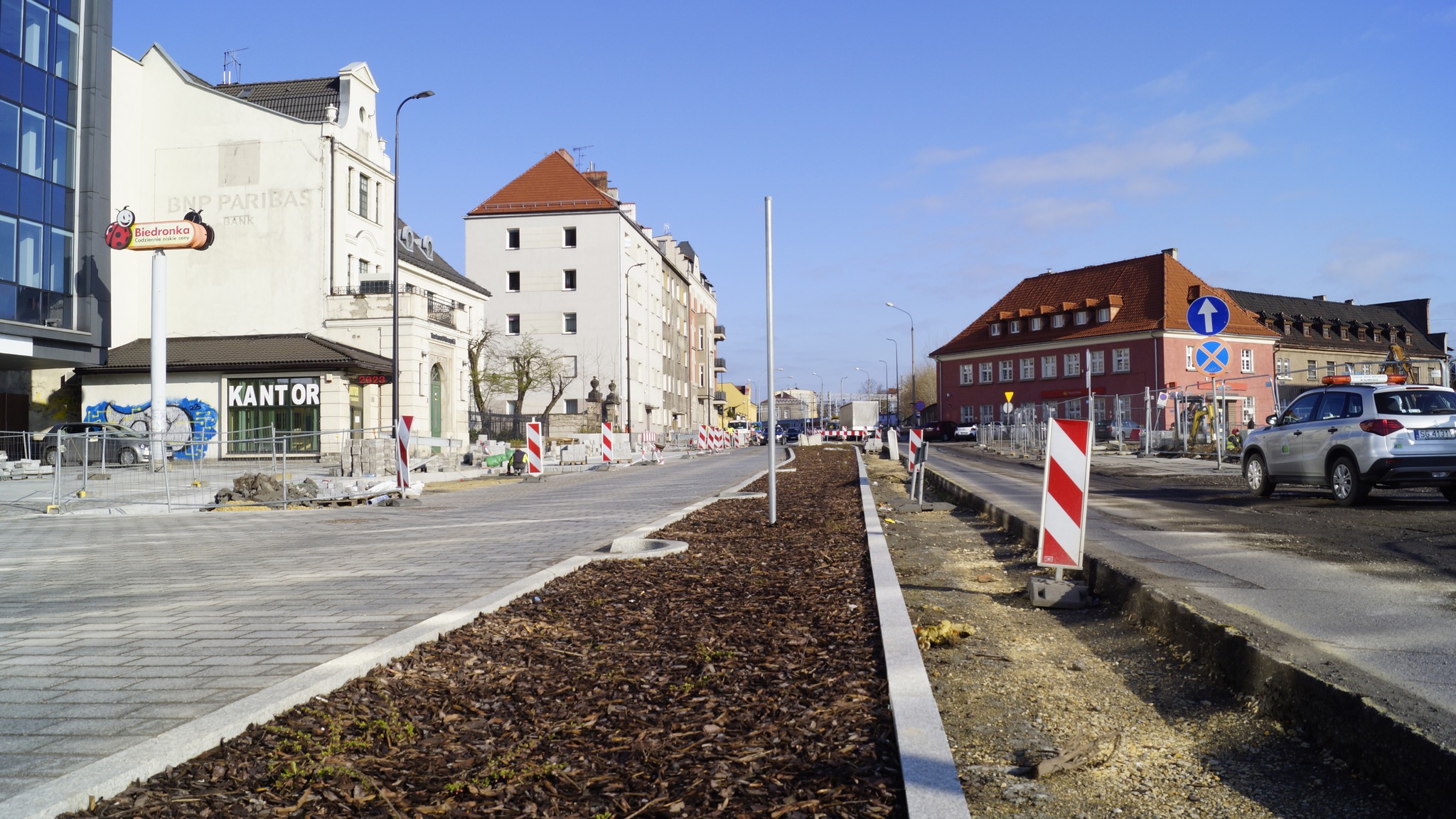 Zmiany na ul. Bohaterów Getta Warszawskiego. Uwaga, objazd!