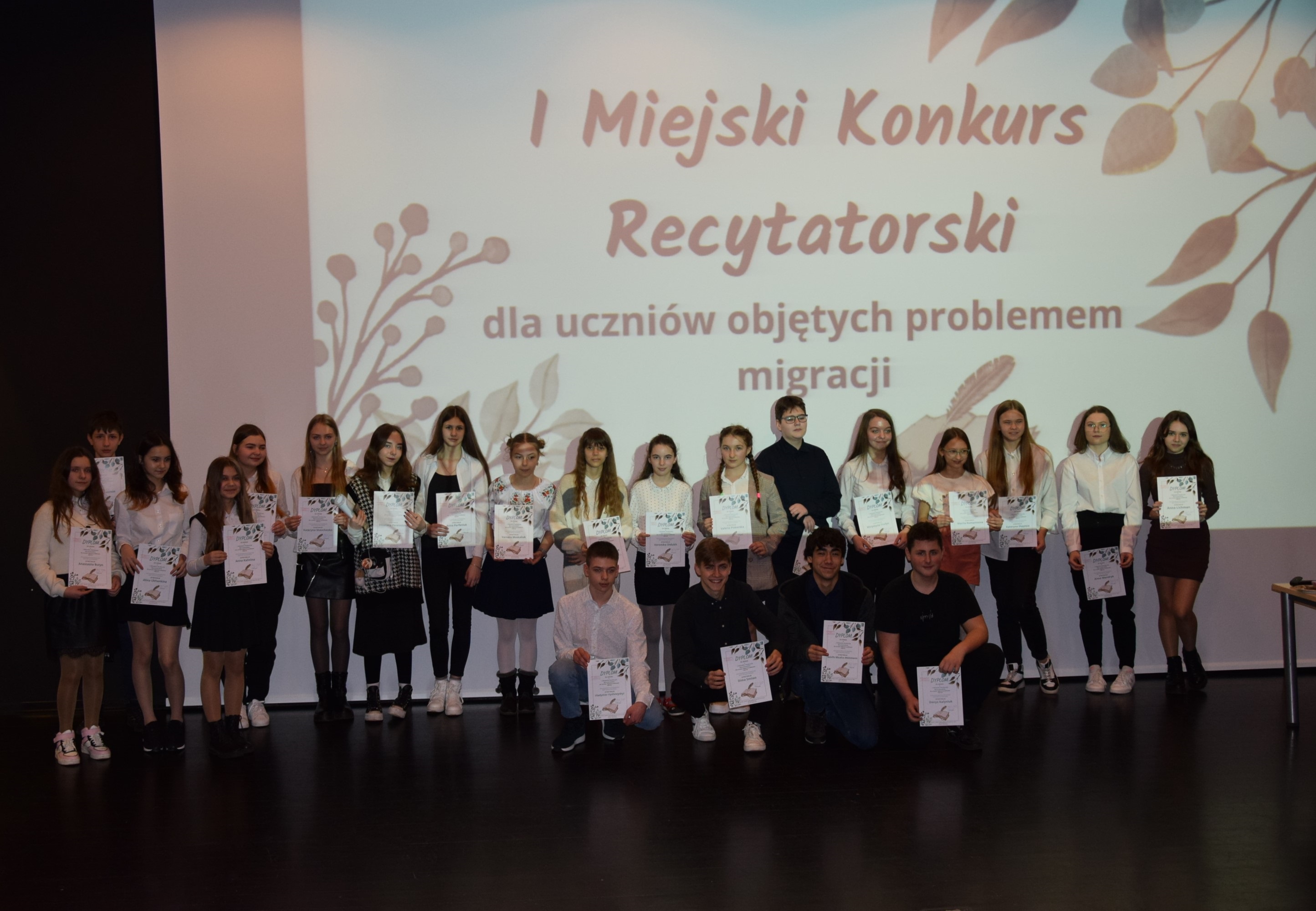 I Miejski Konkurs Recytatorski dla uczniów objętych problemem migracji