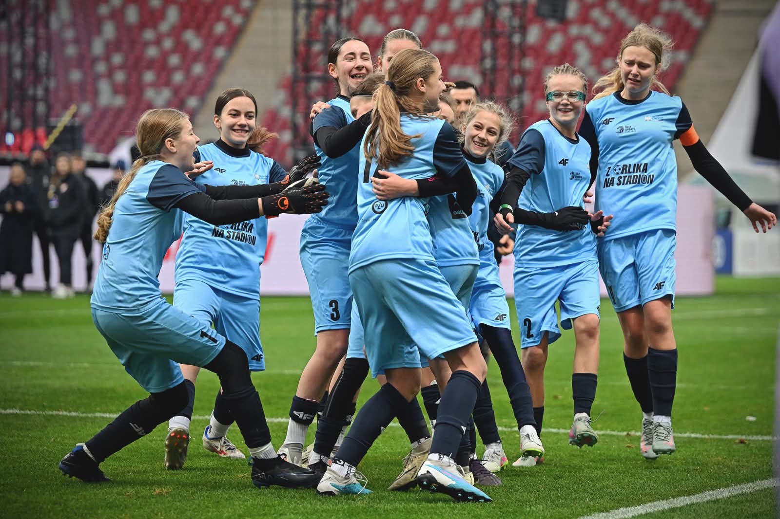 Drużyna UKS Katowice, w której grają dwie Gliwiczanki