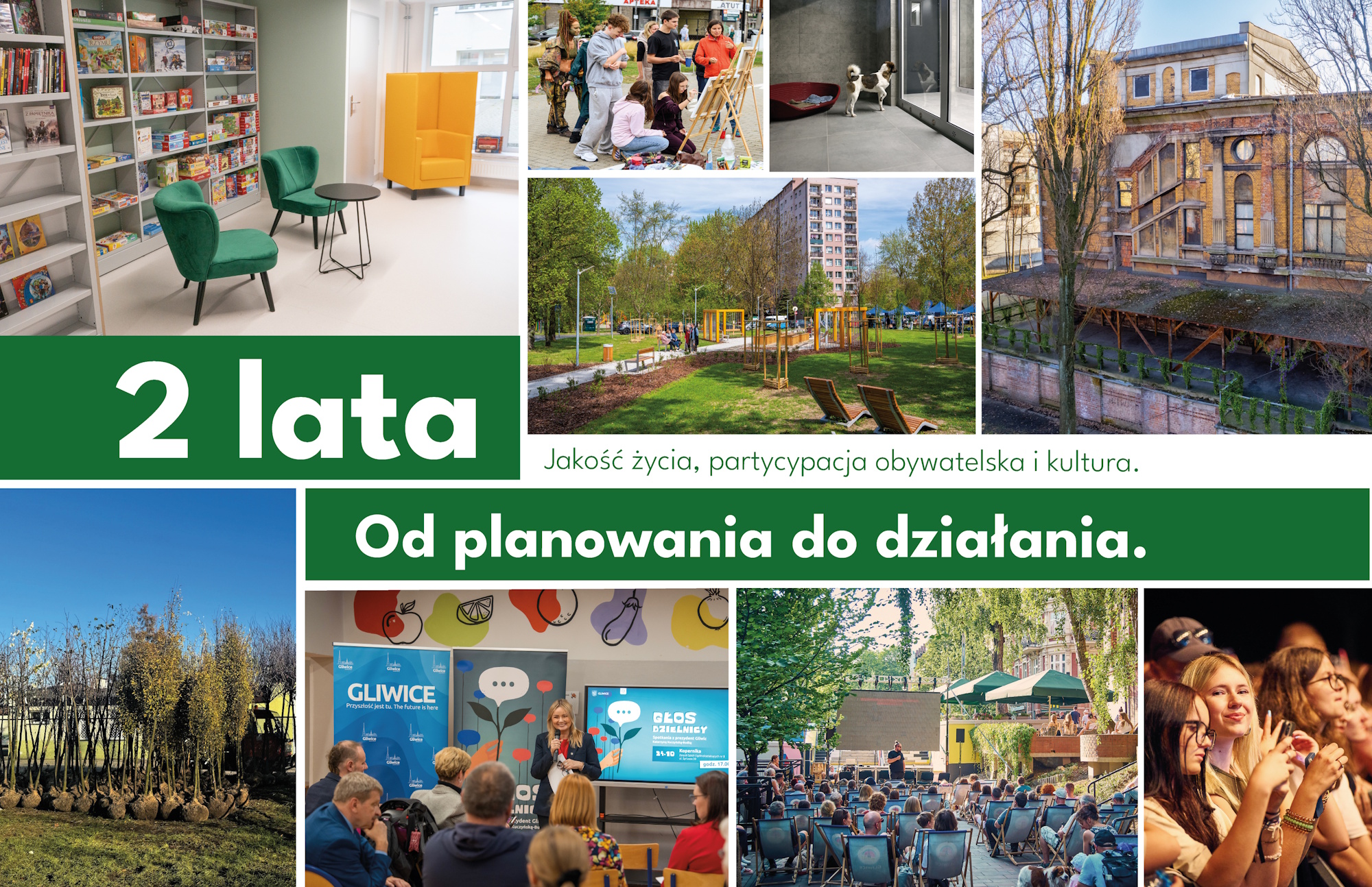 Drugi rok prezydent Gliwic. Część pierwsza – jakość życia, partycypacja obywatelska i kultura 