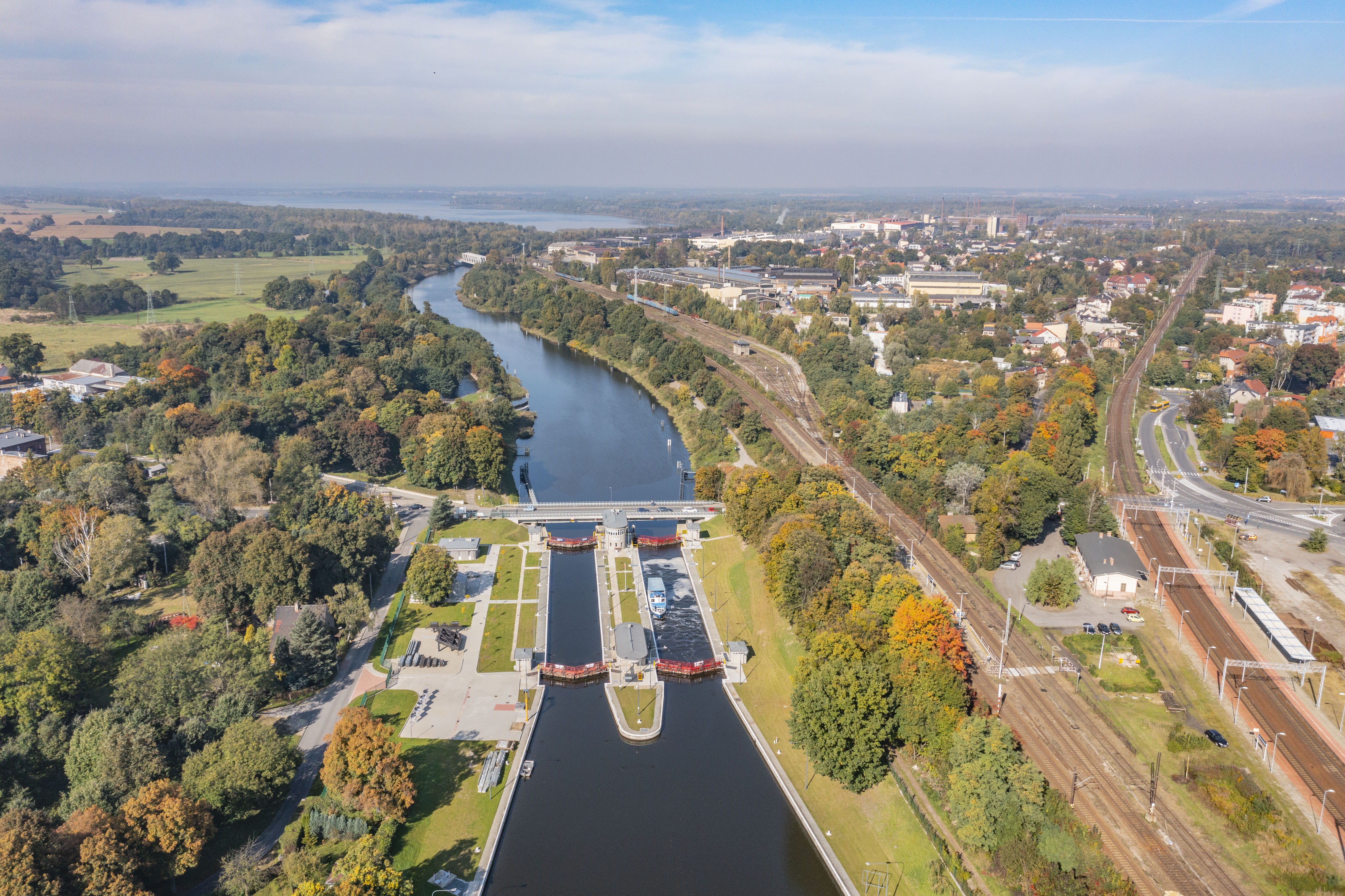 panorama Kanału Gliwickiego