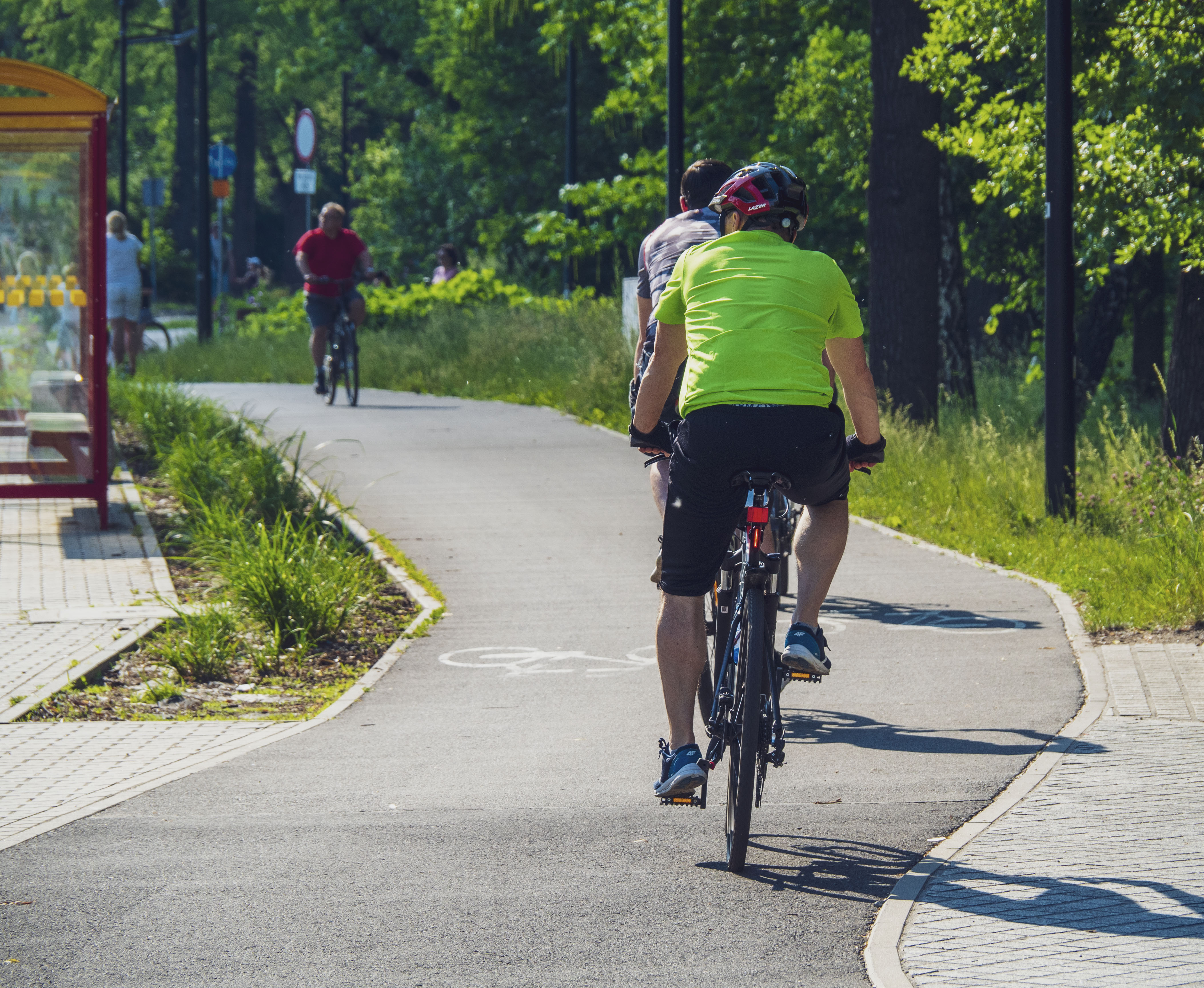 Gliwickie ścieżki rowerowe – kadr poglądowy (fot. G. Ożga / UM w Gliwicach)