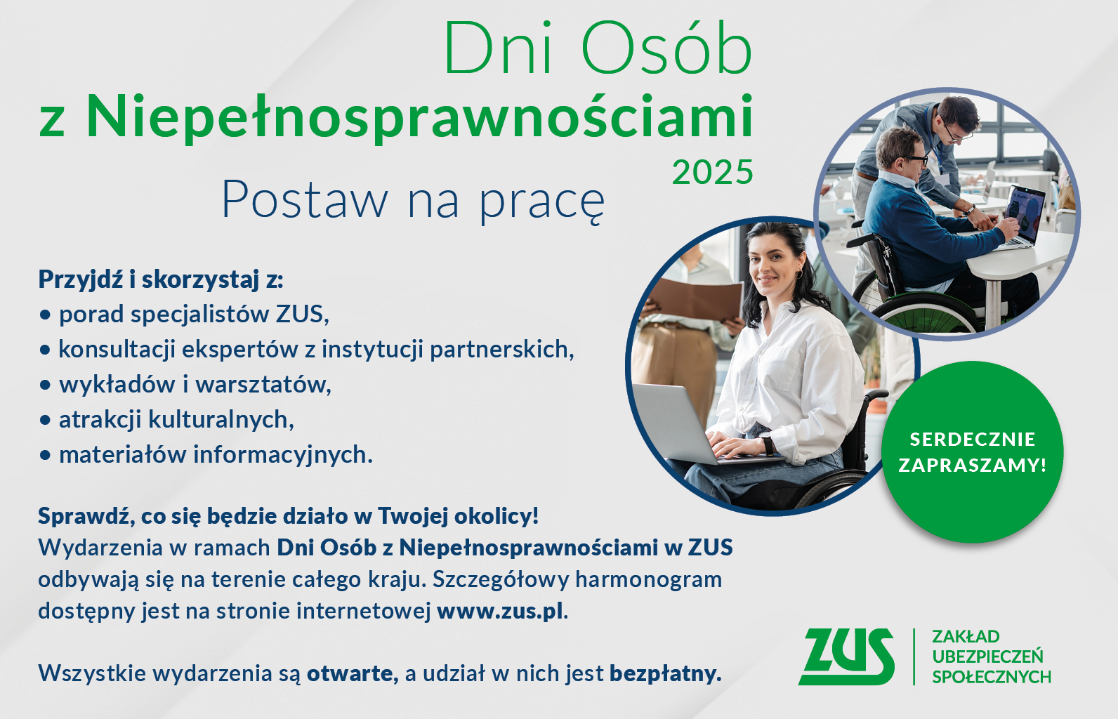 Dzień Osób z Niepełnosprawnościami w ZUS w Zabrzu