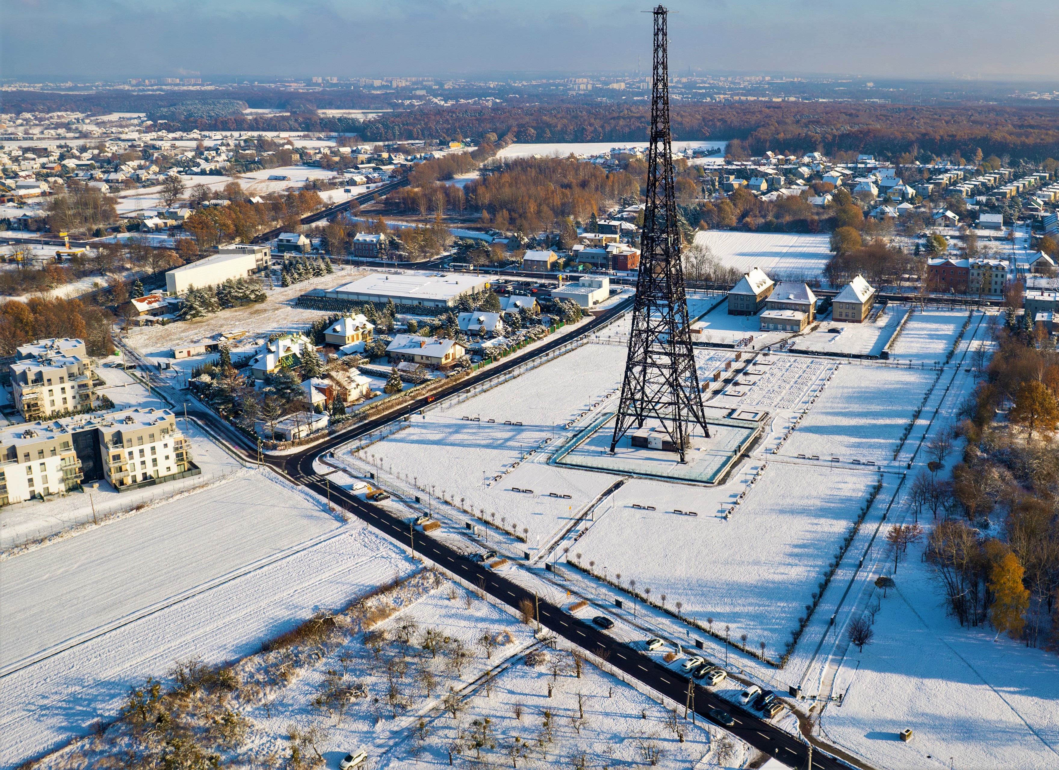 Radiostacja zimą