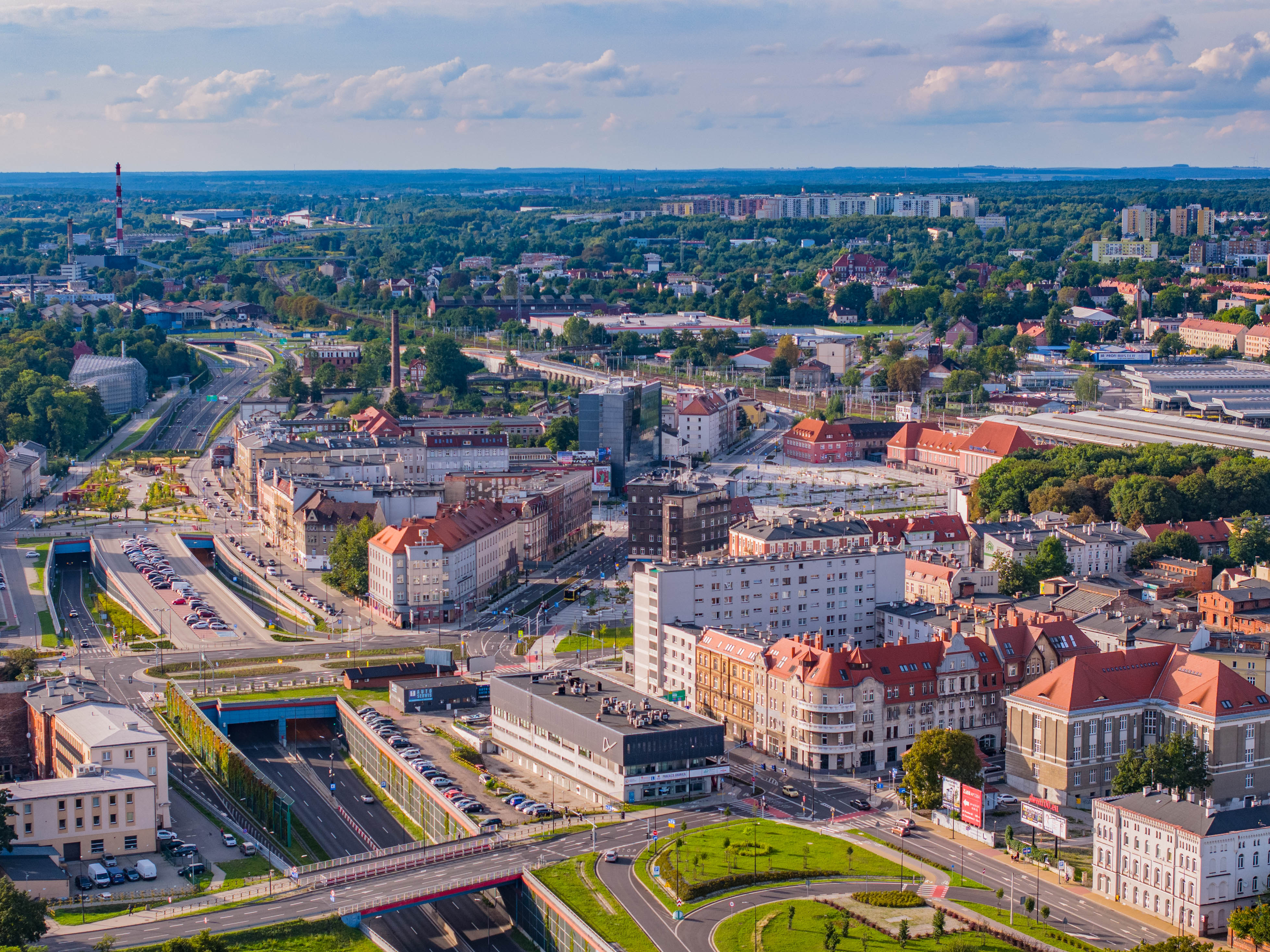 panorama Nowego Centrum Gliwic