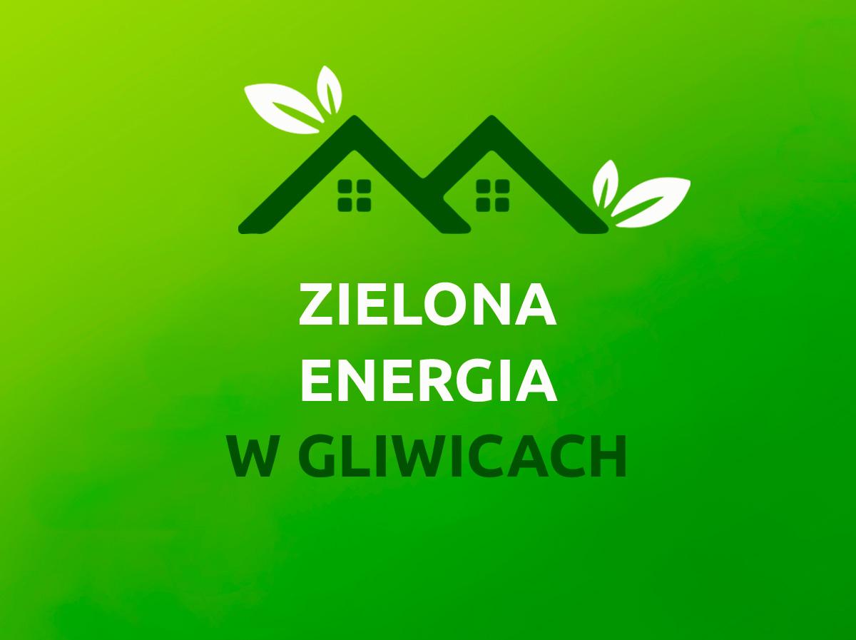 baner Zielona energia w Gliwicach