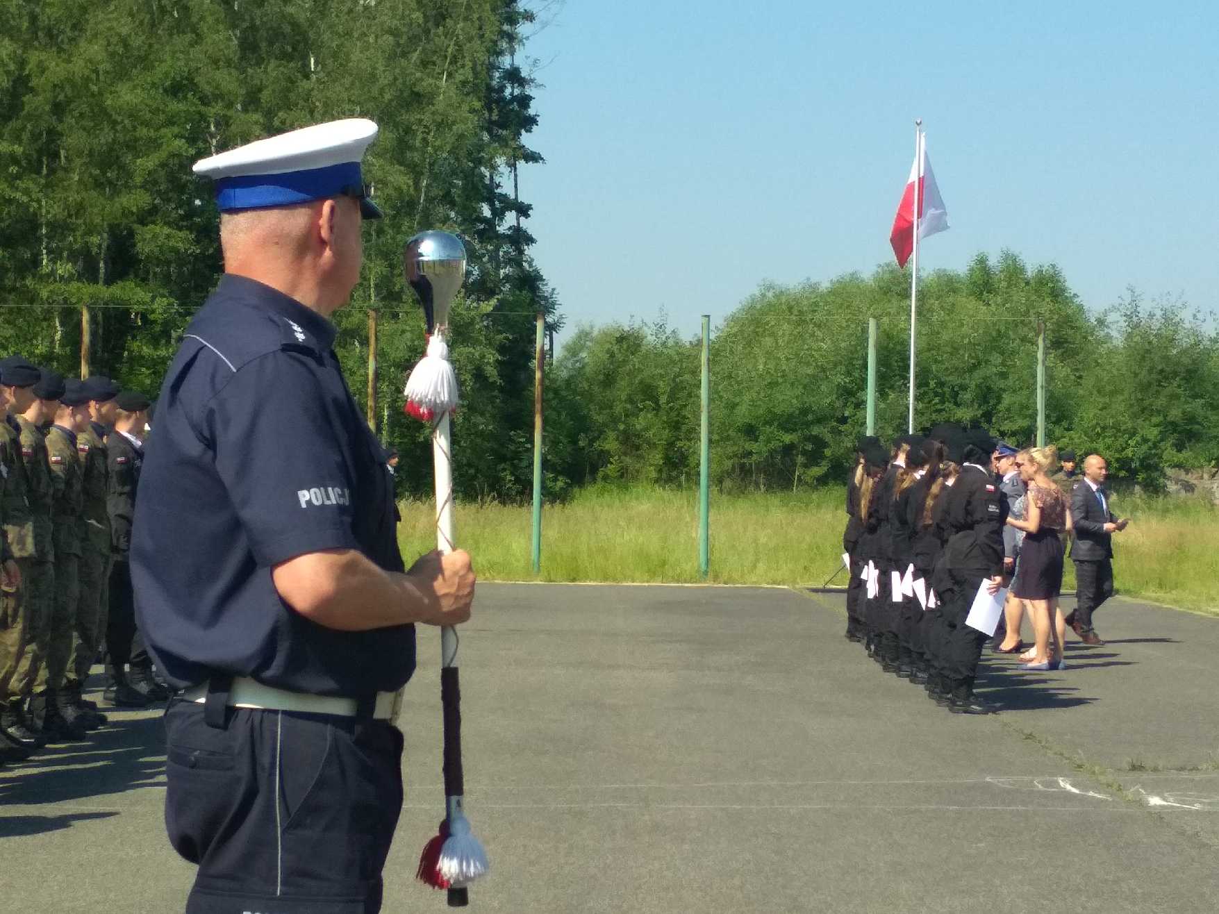 Awans mundurowych w Zespole Szkół Ekonomiczno – Technicznych im. Cichociemnych w Gliwicach