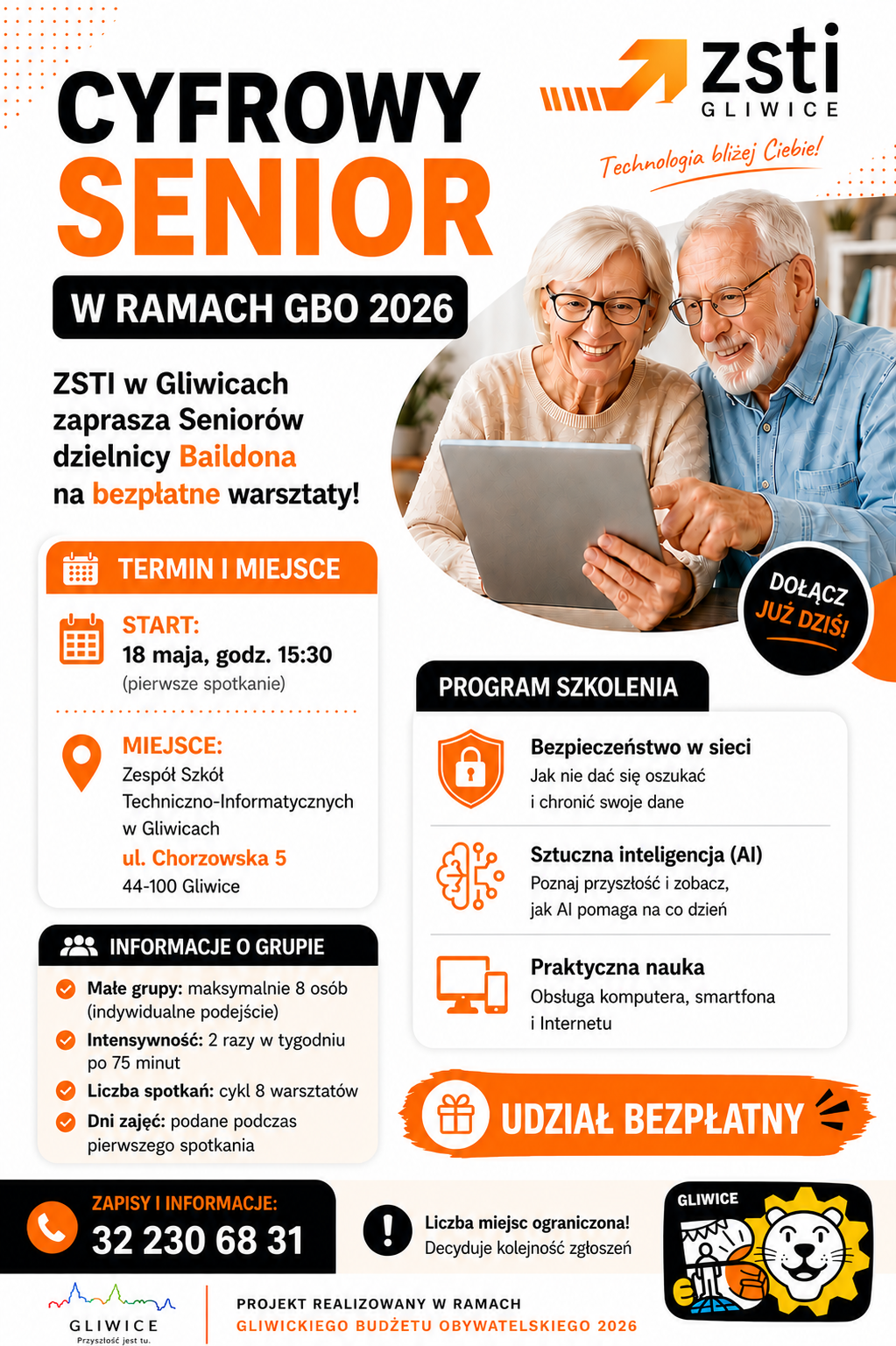 plakat CYFROWY SENIOR