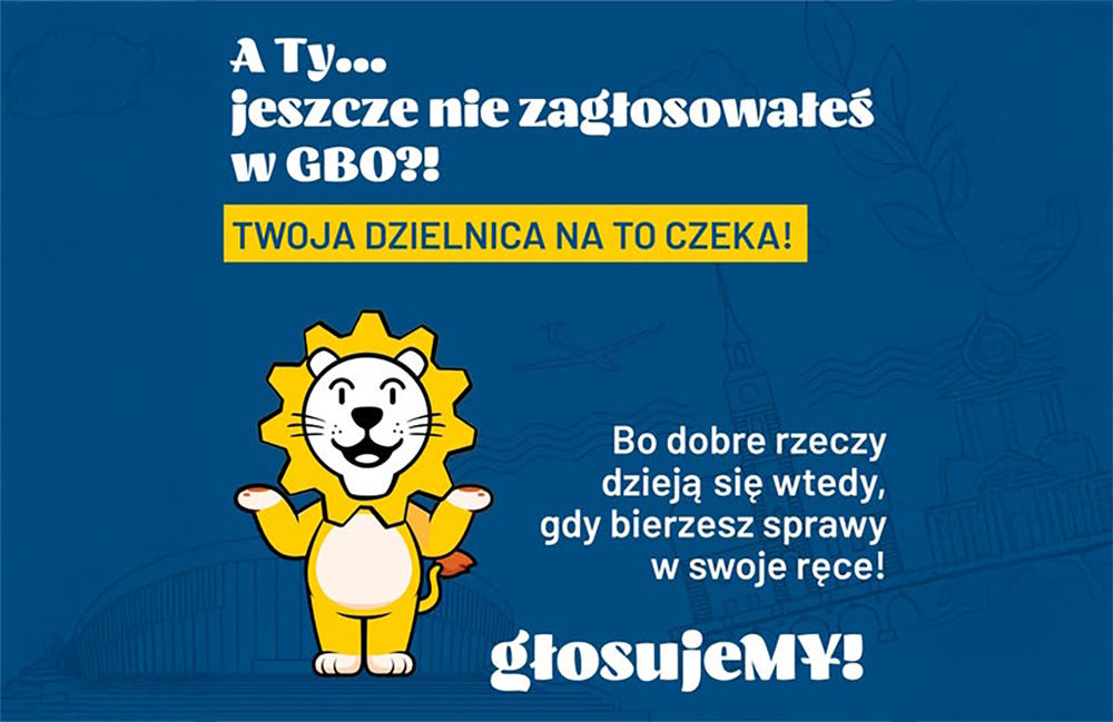 Grafika promująca głosowanie