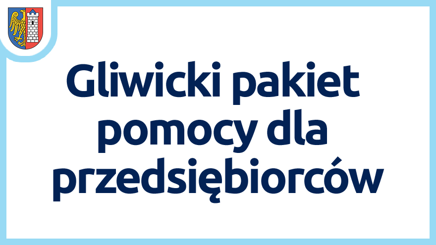 baner: gliwicki pakiet pomocy dla przedsiębiorców