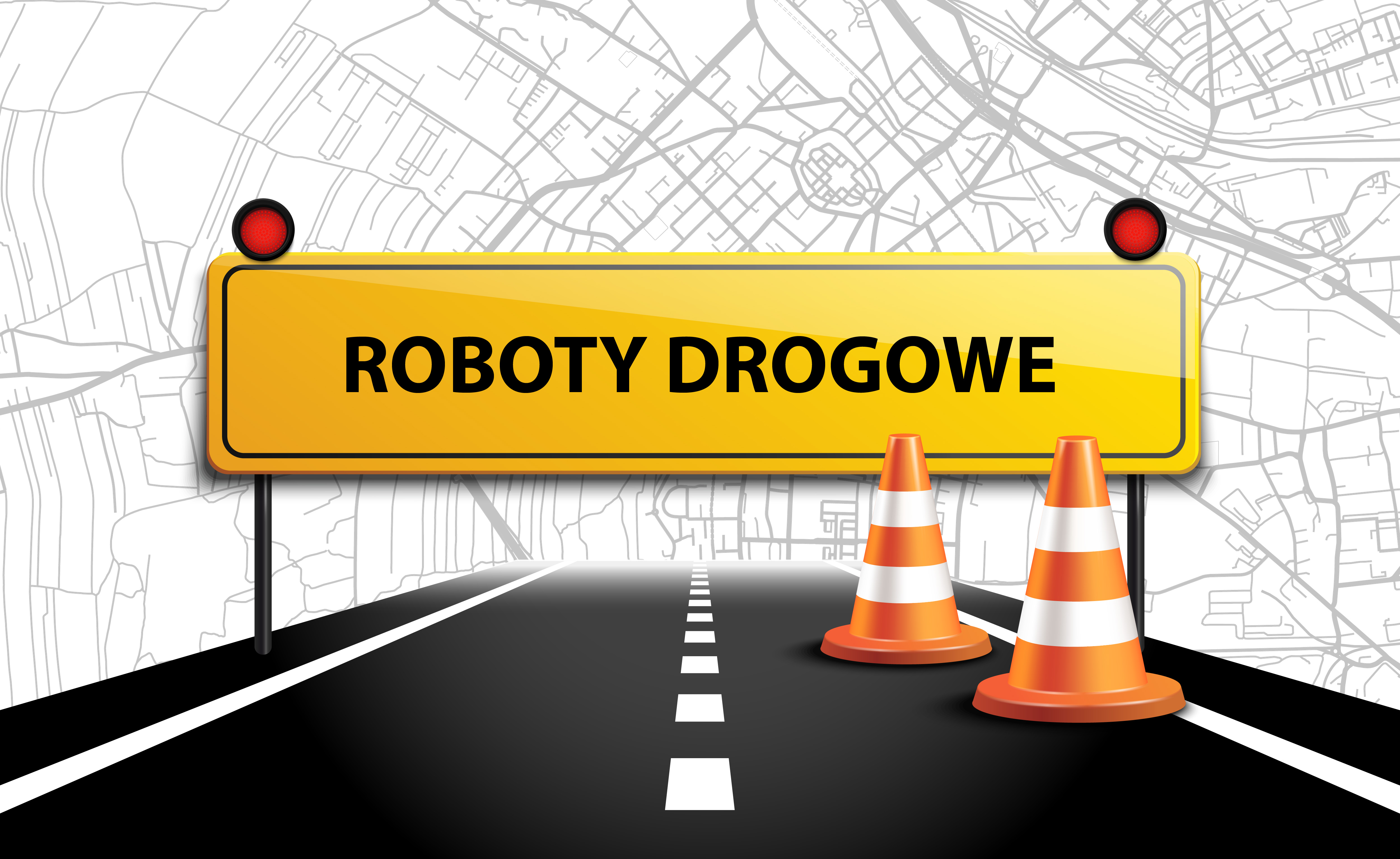 komunikat roboty drogowe