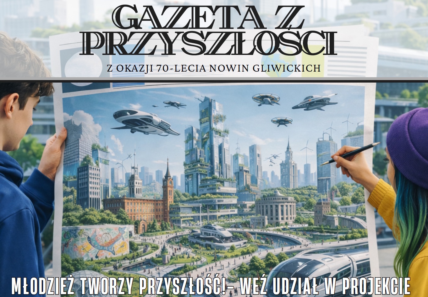 Młodzi Gliwiczanie stworzą wyjątkowe wydanie „Nowin Gliwickich”. Zapisz się na warsztaty i stań się częścią młodzieżowej redakcji